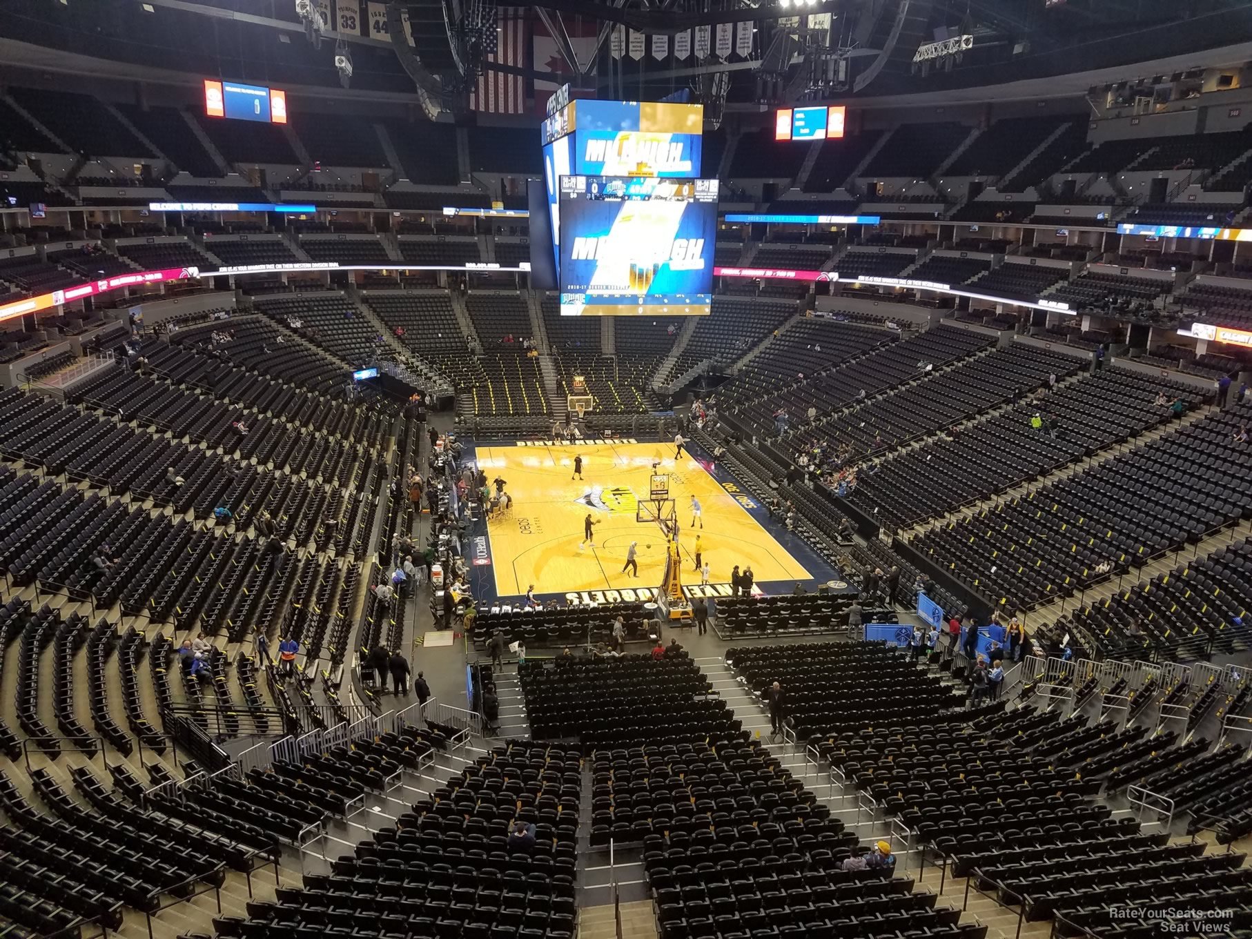 section 363, row 1 seat view  for basketball - ball arena