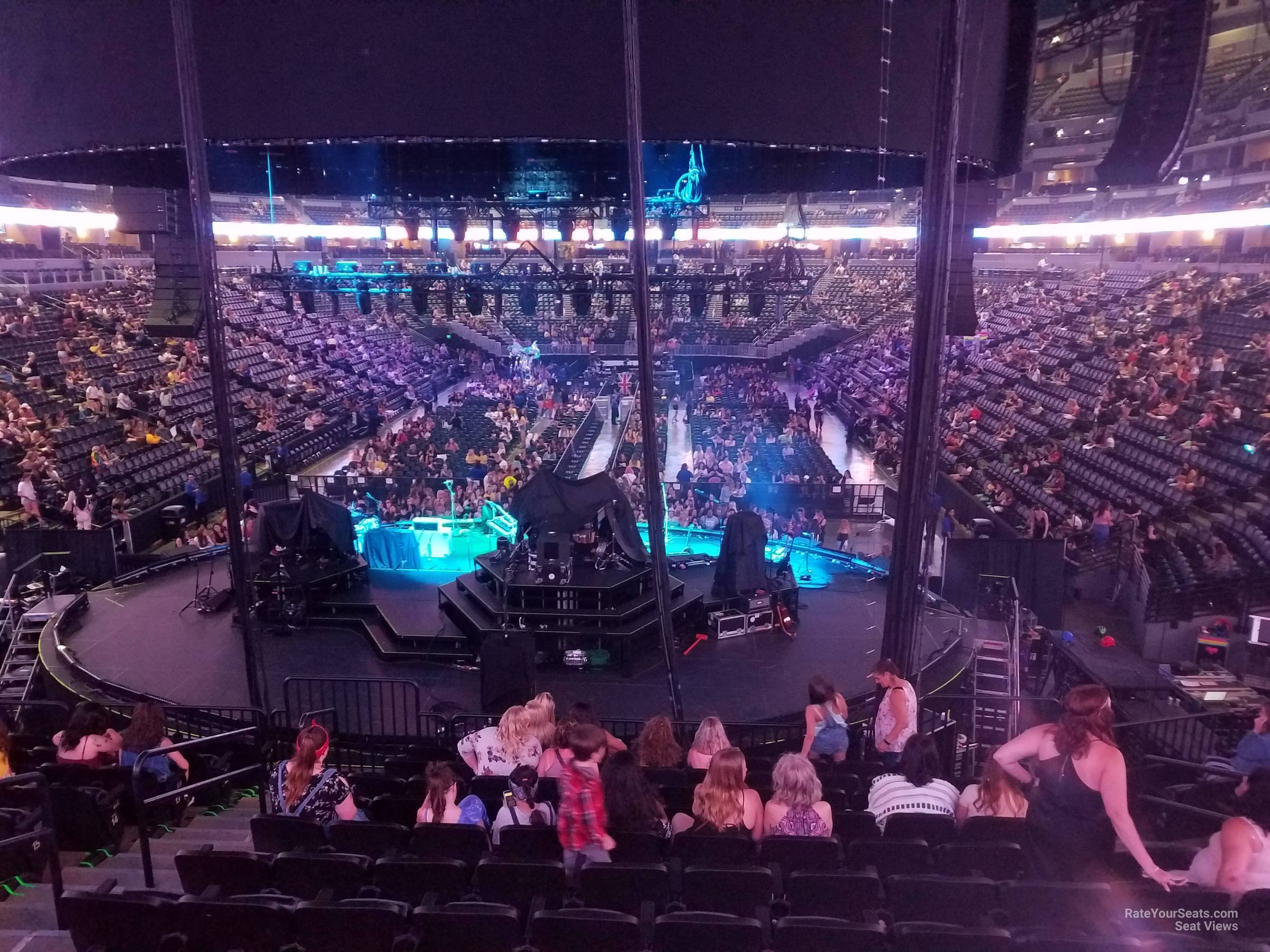section 136, row 19 seat view  for concert - ball arena