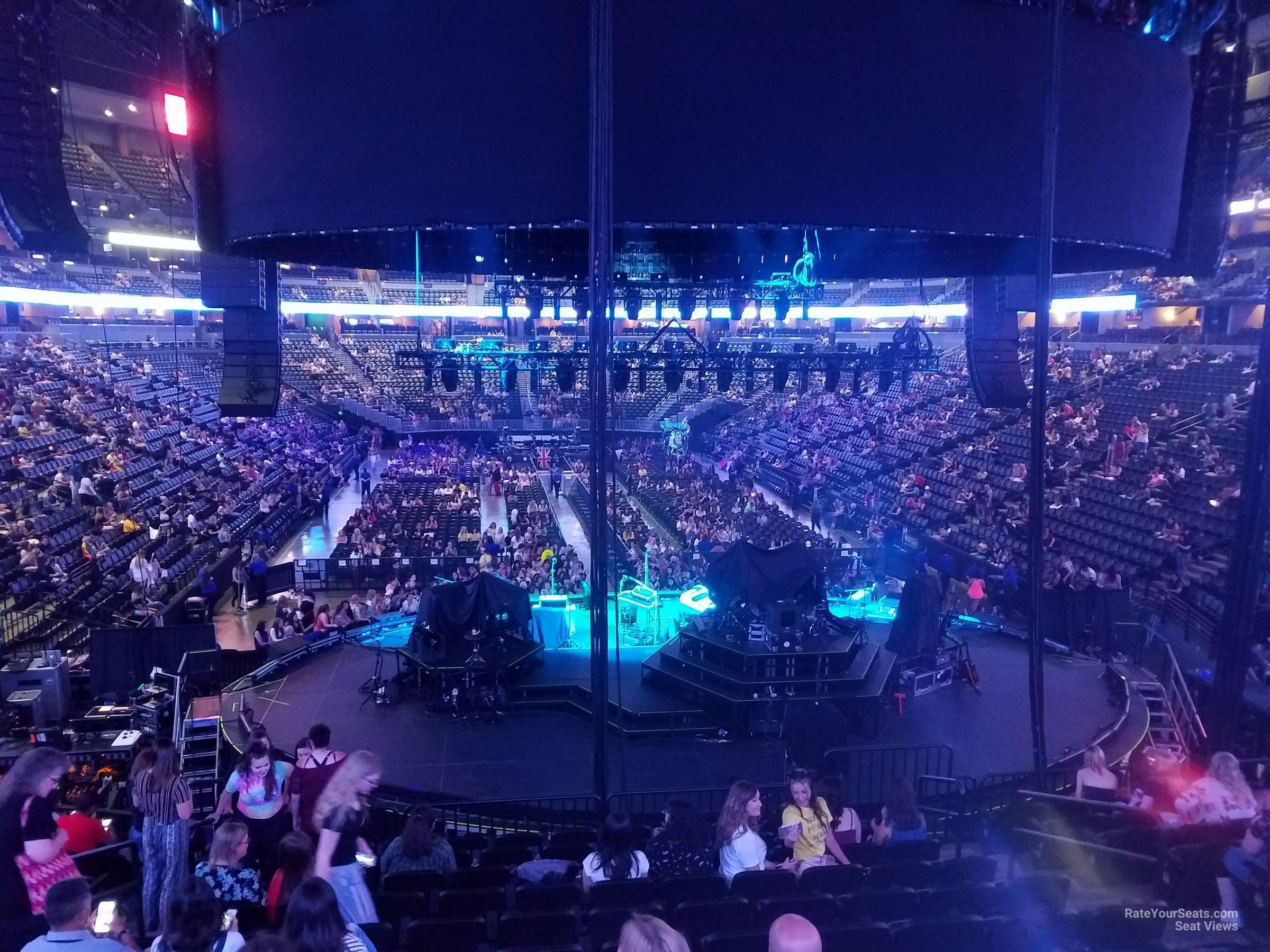 section 138, row 19 seat view  for concert - ball arena