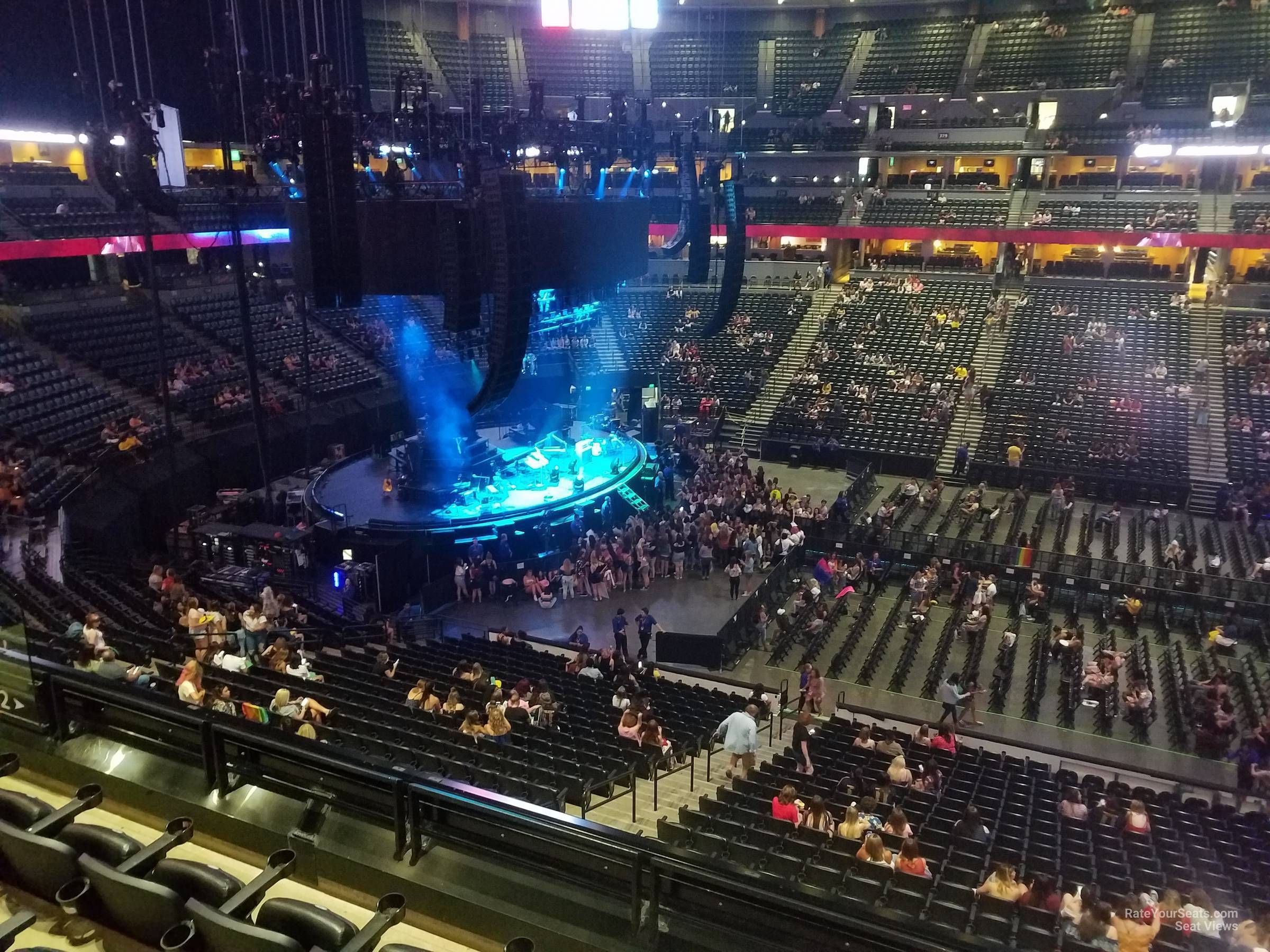 section 232, row 4 seat view  for concert - ball arena