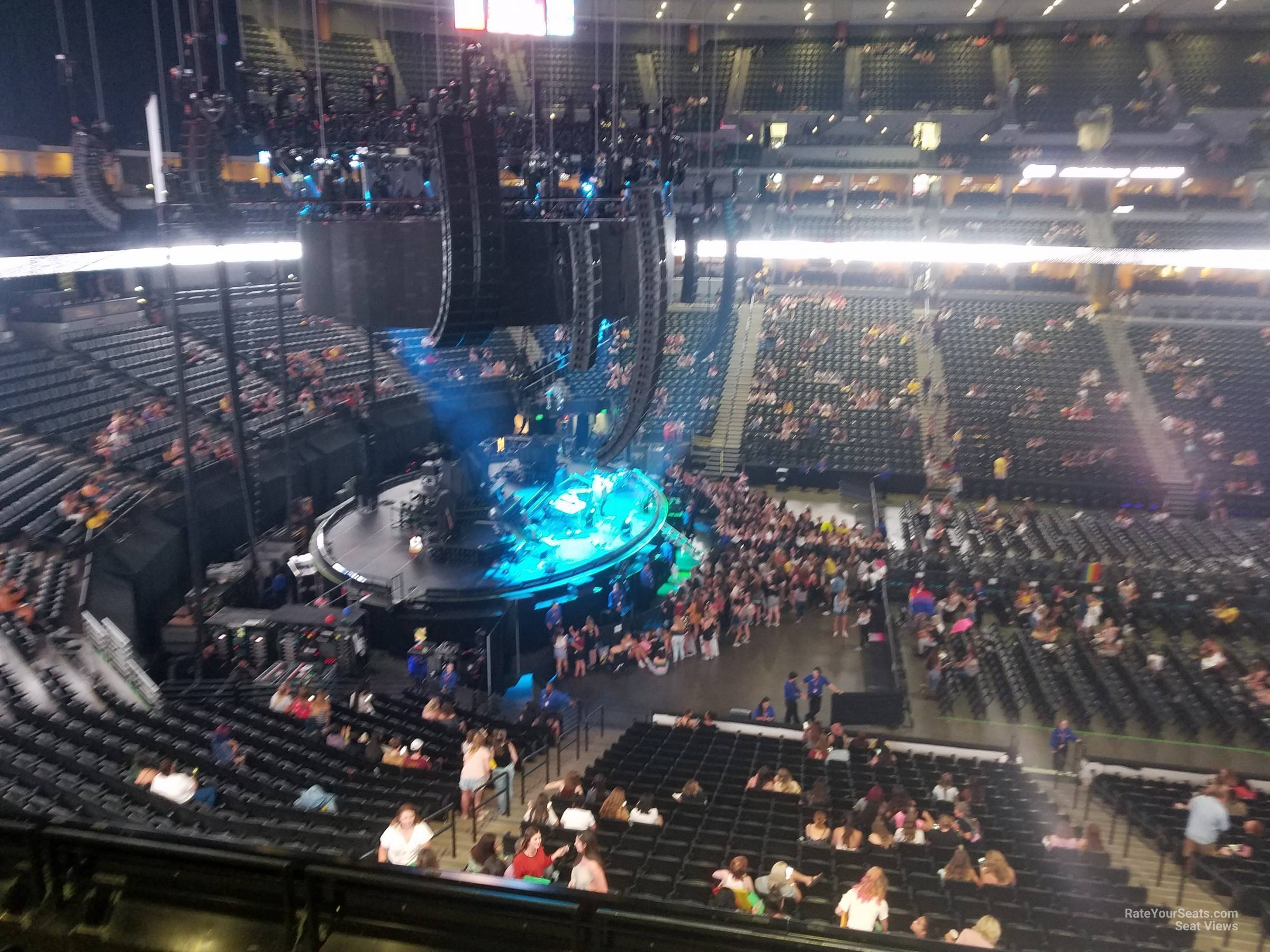 section 234, row 4 seat view  for concert - ball arena