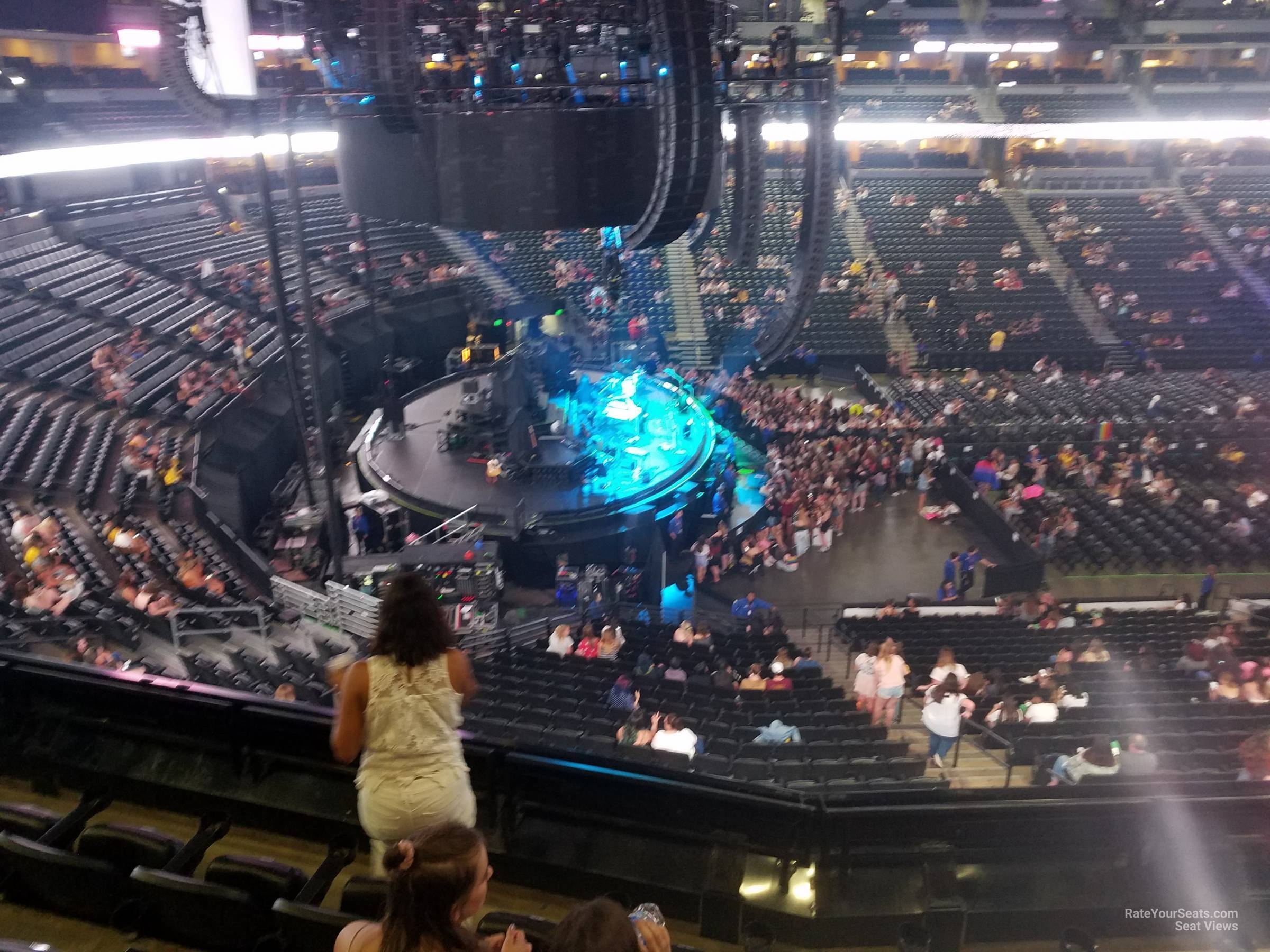 section 236, row 4 seat view  for concert - ball arena