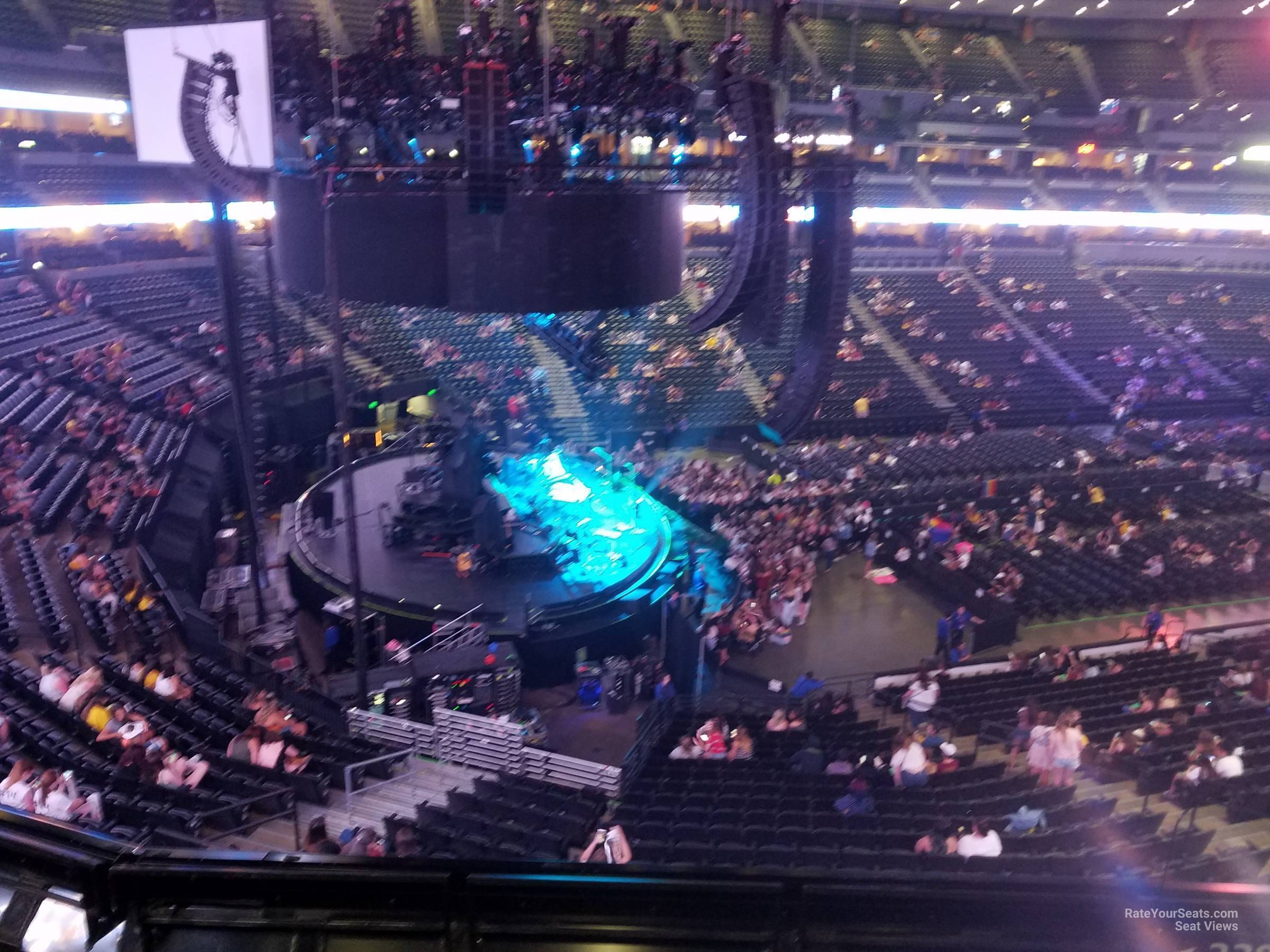 section 238, row 4 seat view  for concert - ball arena