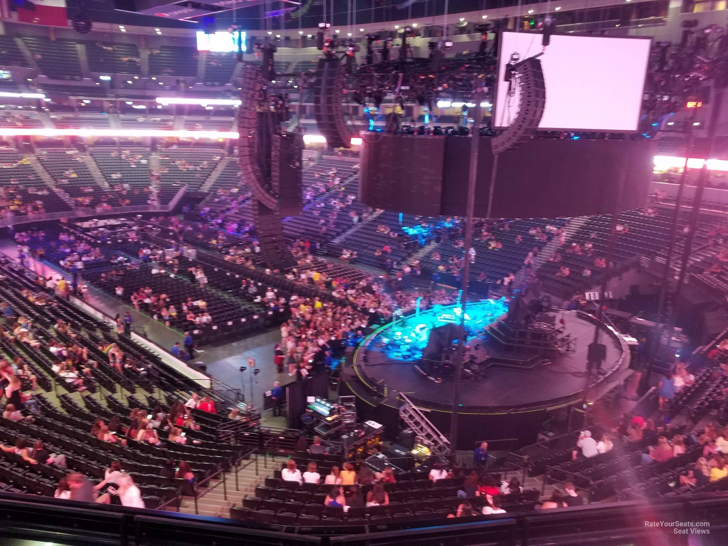 section 252, row 4 seat view  for concert - ball arena