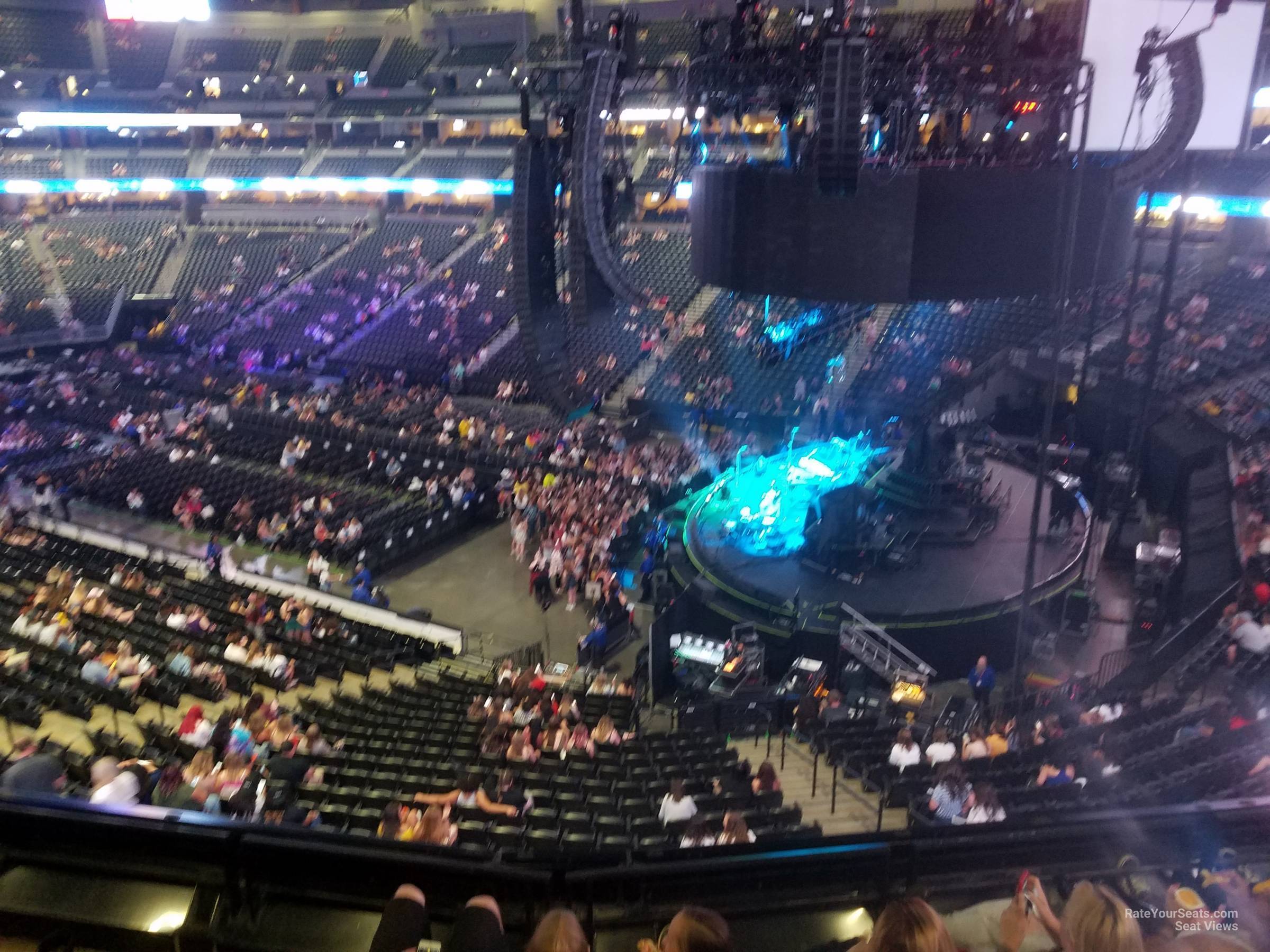 section 254, row 4 seat view  for concert - ball arena