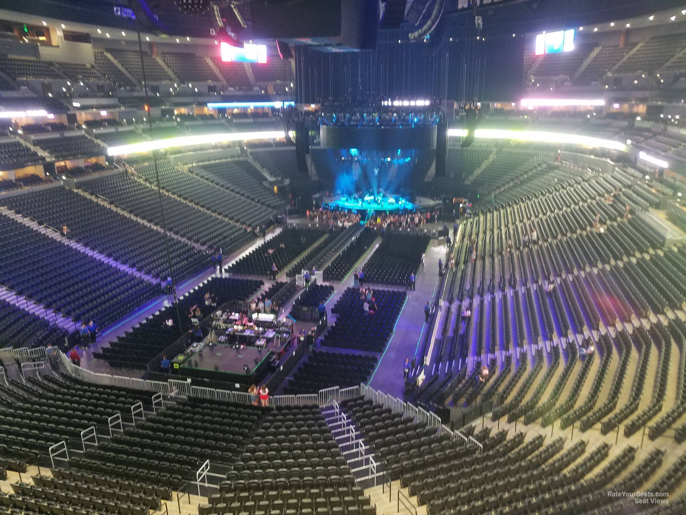 section 317, row 3 seat view  for concert - ball arena