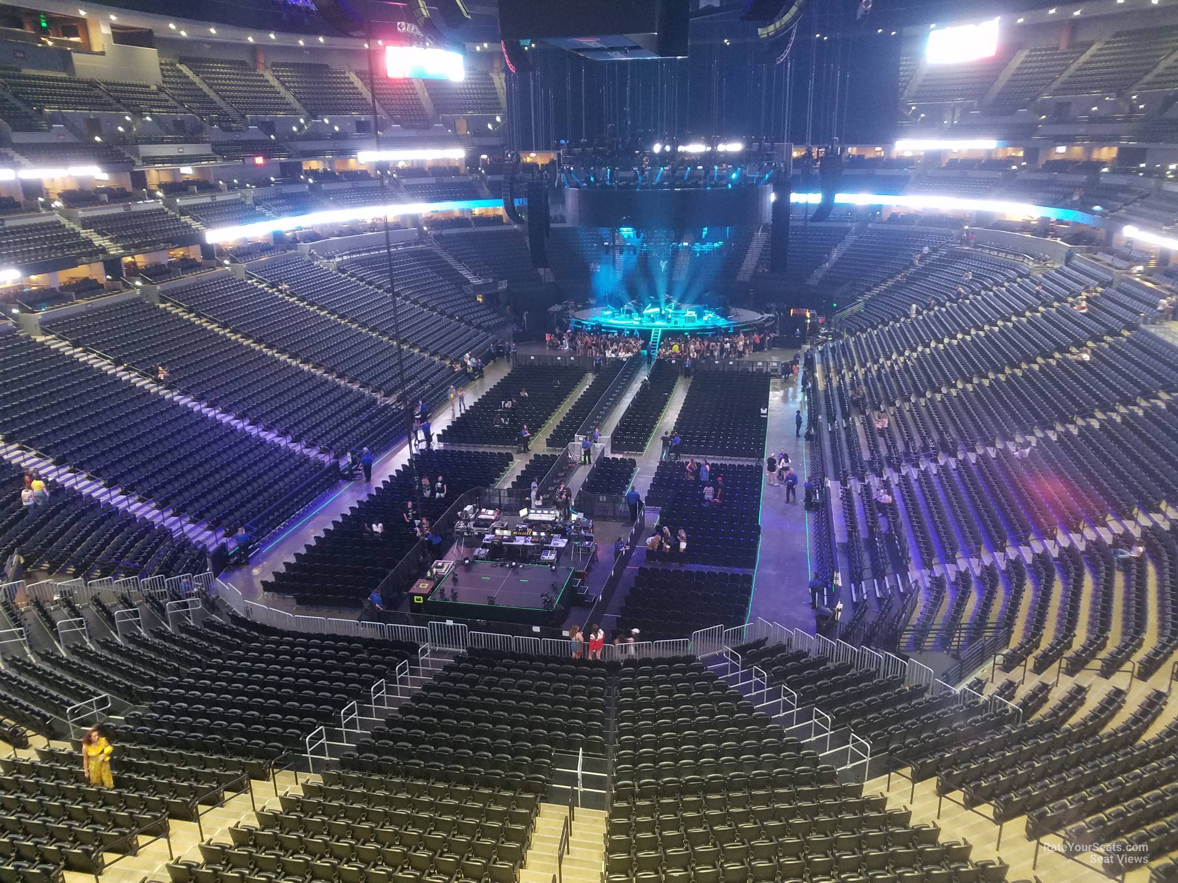 section 319, row 3 seat view  for concert - ball arena