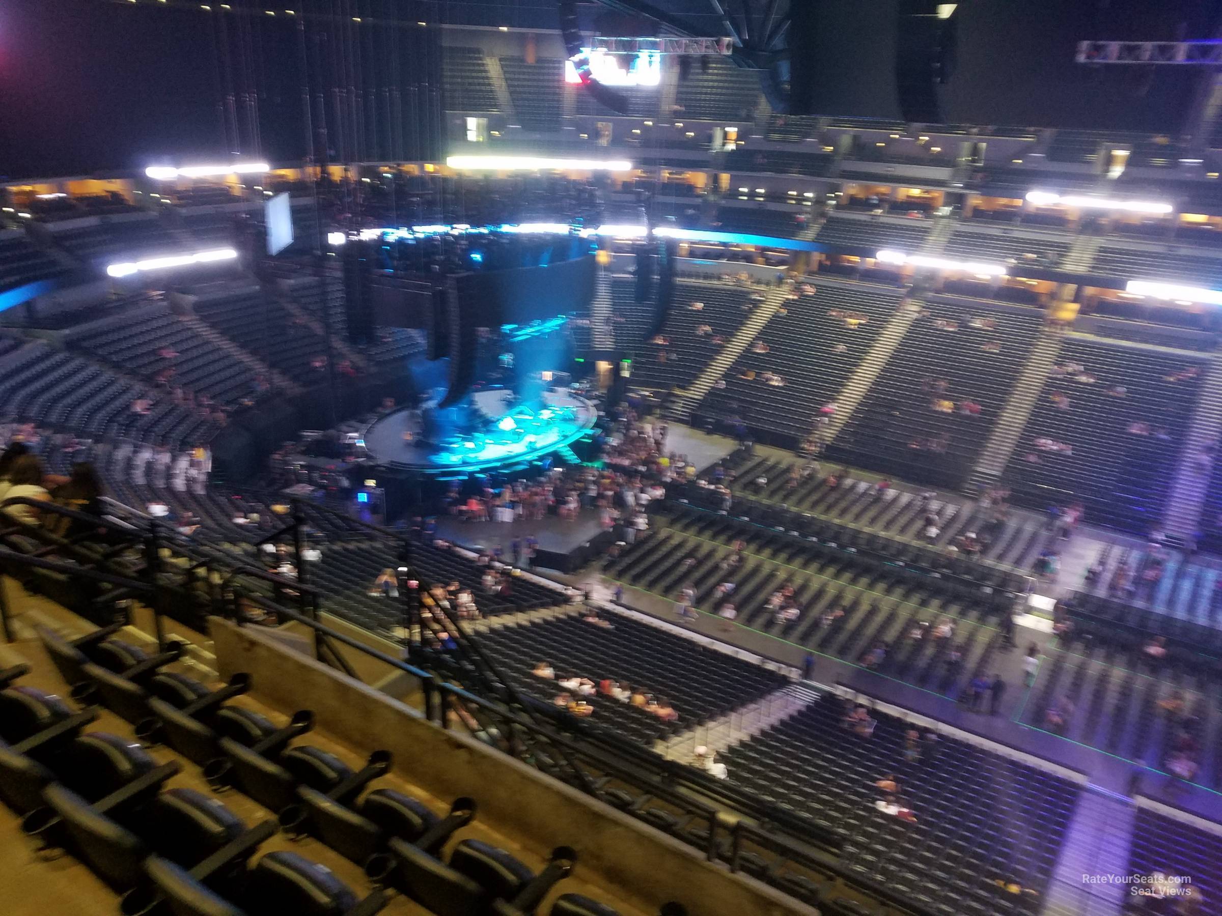 section 342, row 13 seat view  for concert - ball arena
