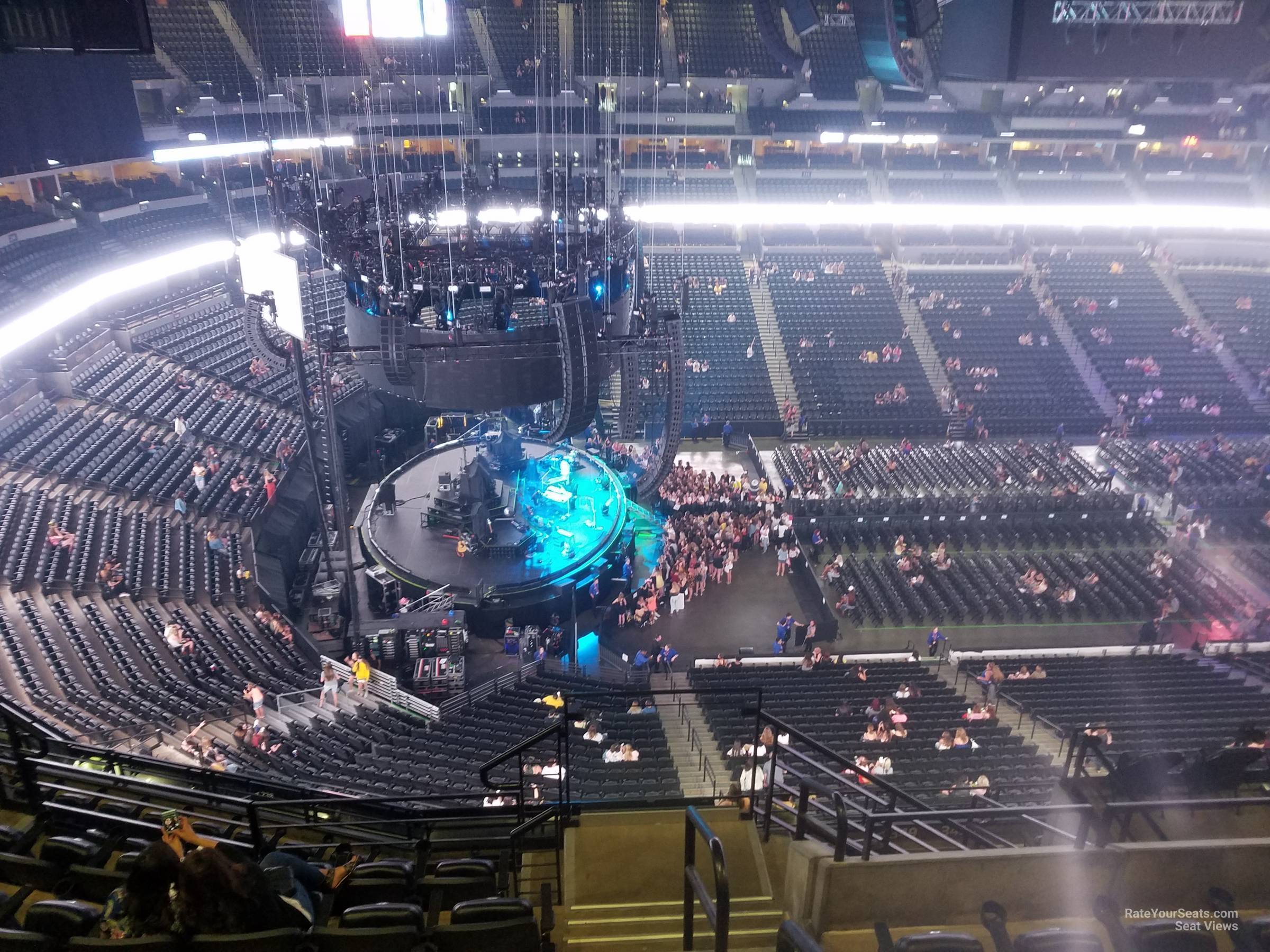 section 348, row 13 seat view  for concert - ball arena