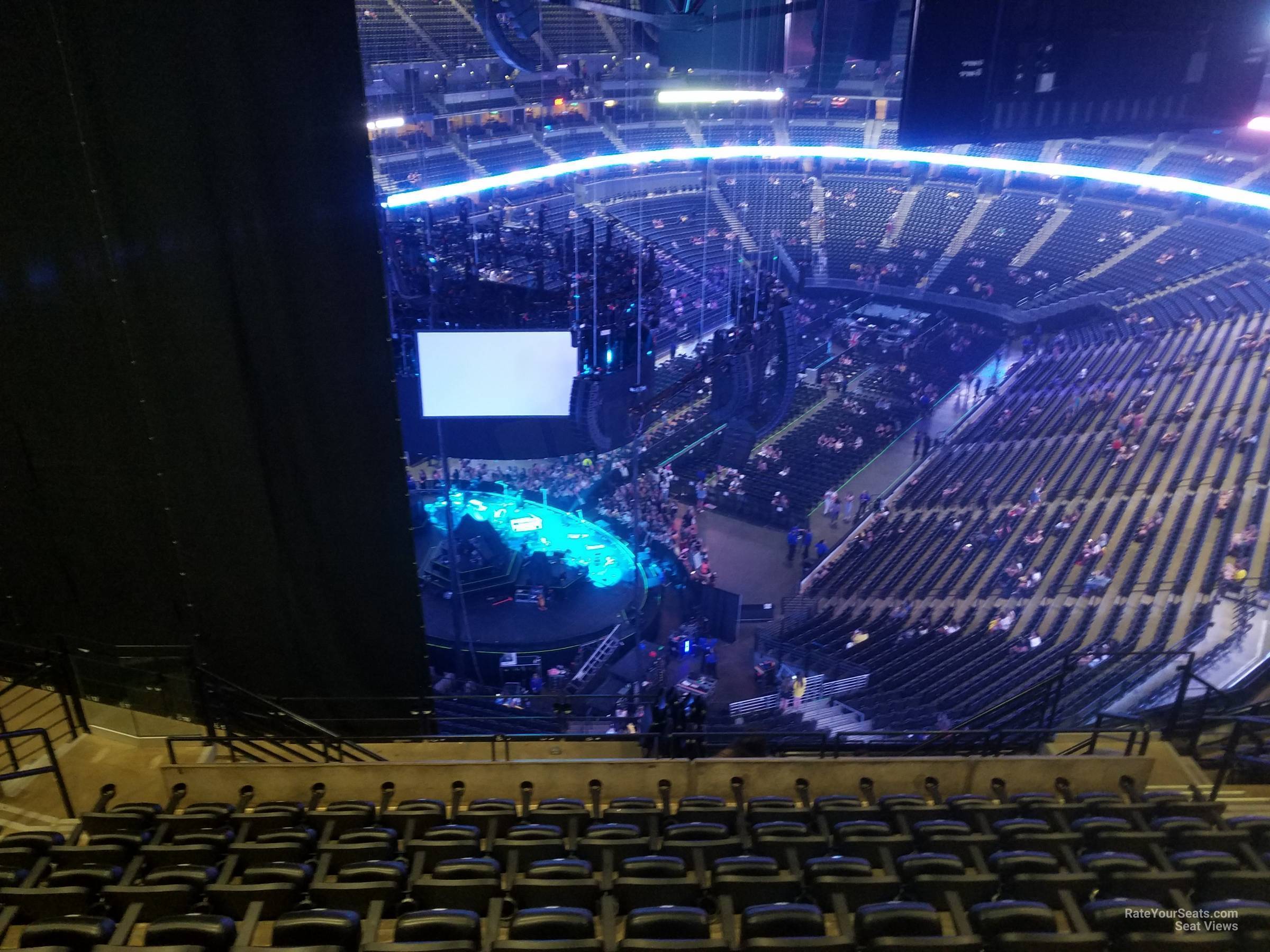 section 356, row 13 seat view  for concert - ball arena