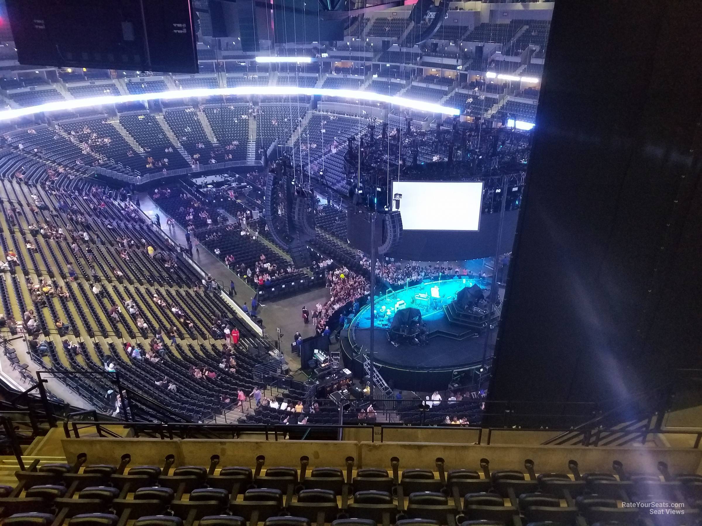 section 368, row 13 seat view  for concert - ball arena