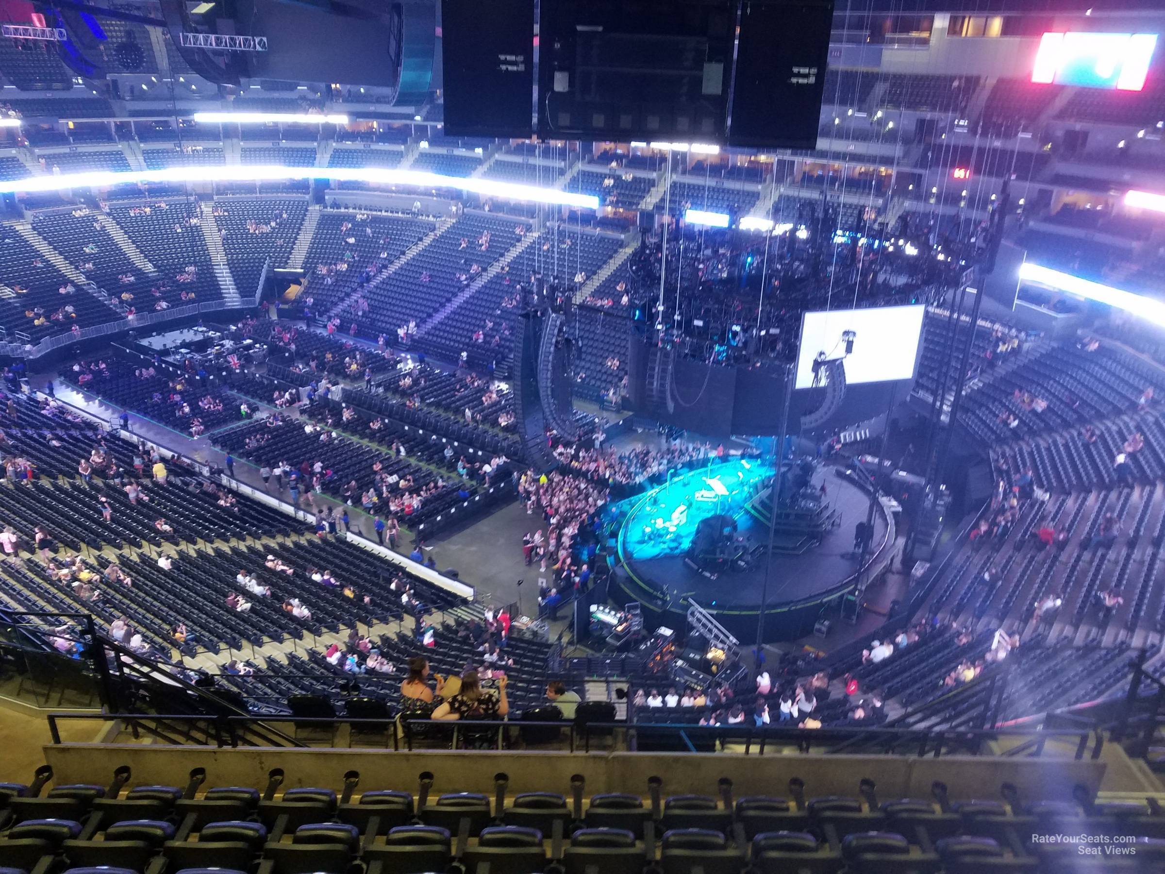 section 372, row 13 seat view  for concert - ball arena