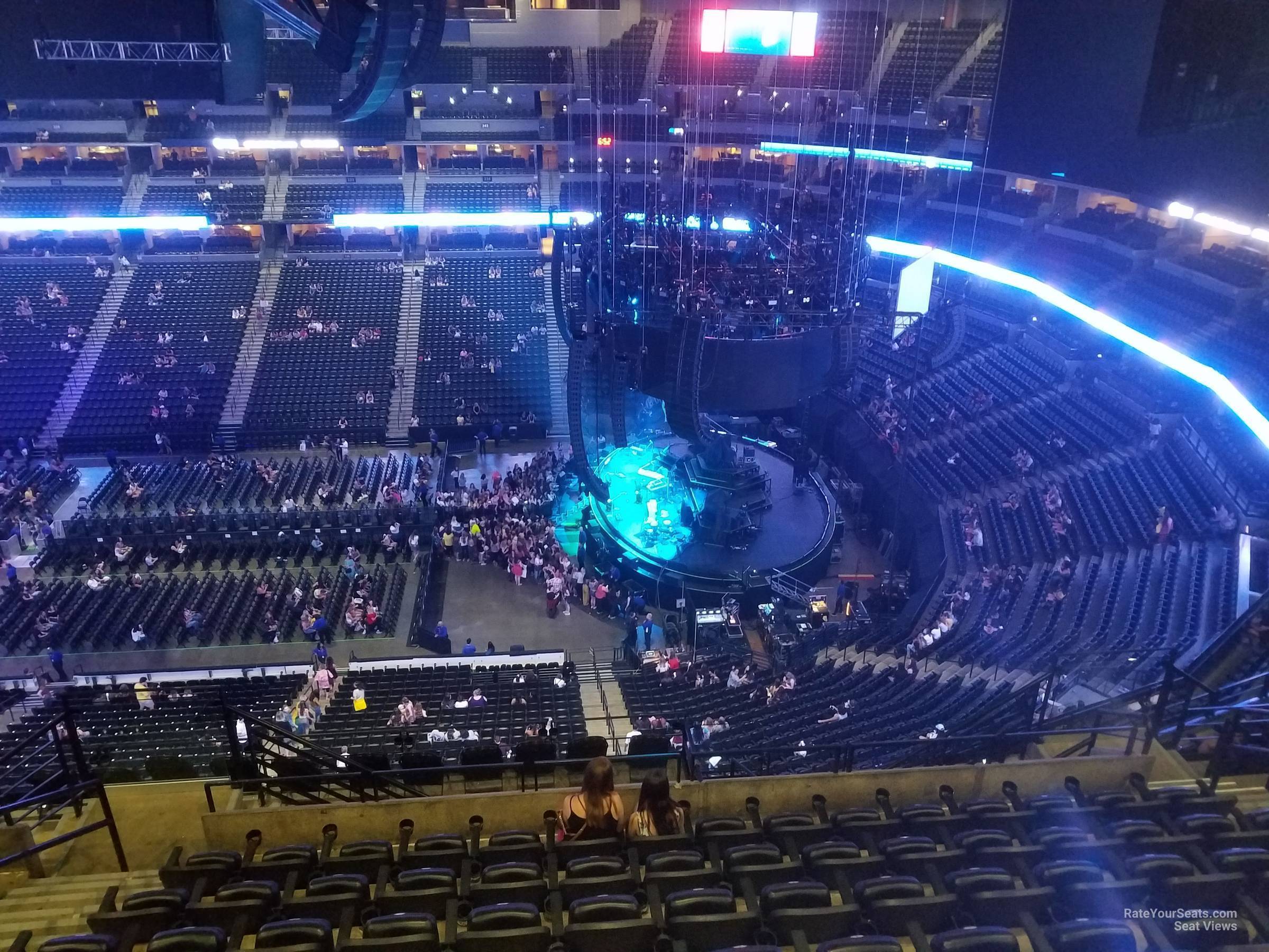 section 378, row 13 seat view  for concert - ball arena