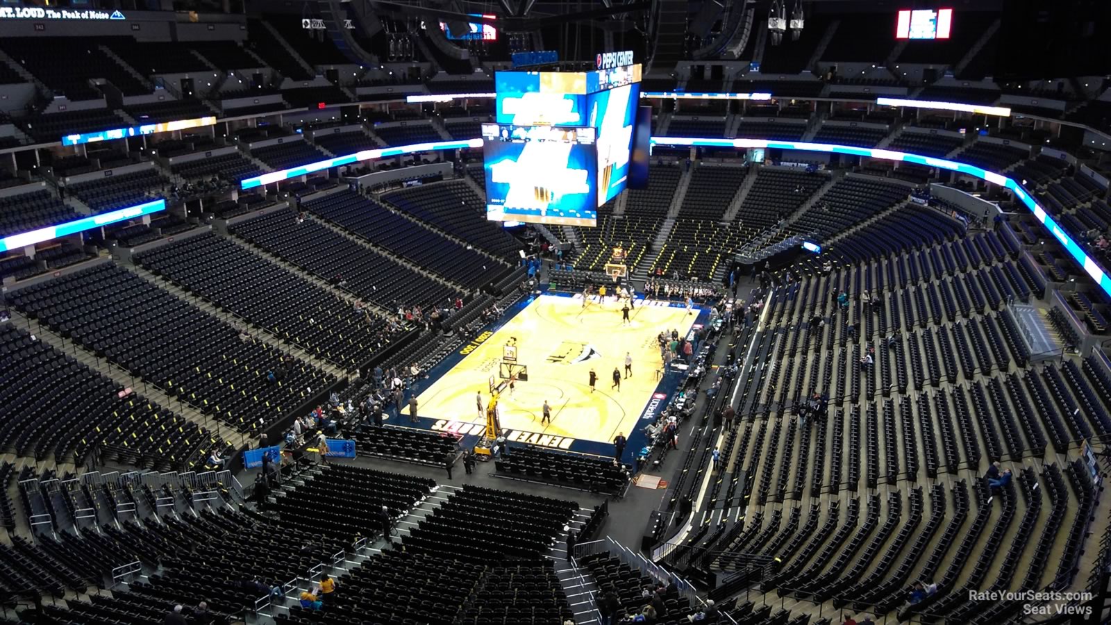 section 318, row 11 seat view  for basketball - ball arena