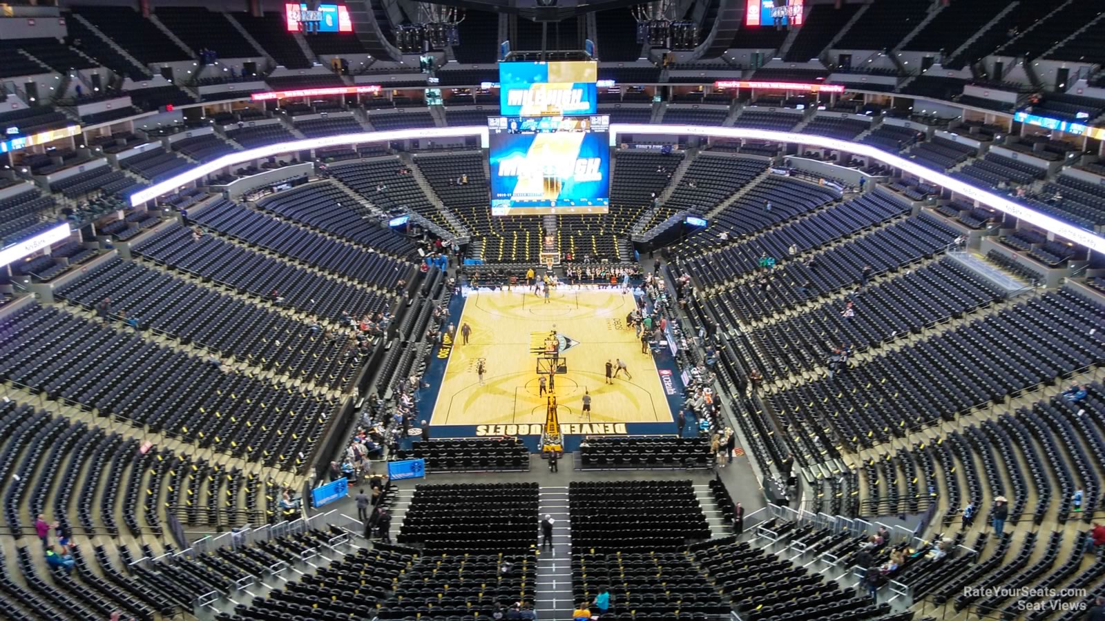 section 322, row 11 seat view  for basketball - ball arena