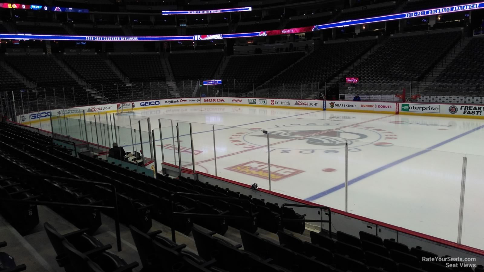 section 122, row 10 seat view  for hockey - ball arena