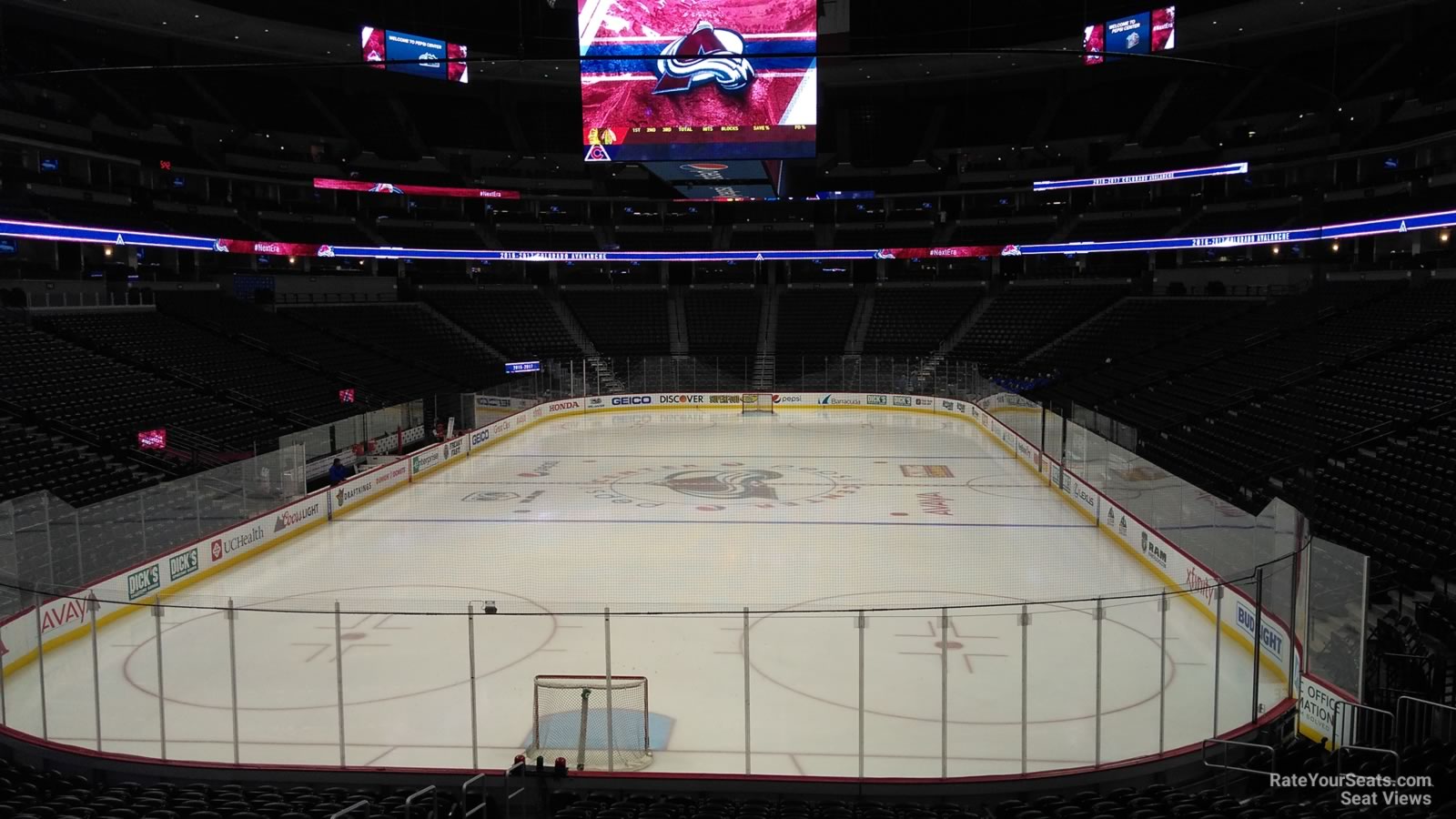 section 136, row 19 seat view  for hockey - ball arena