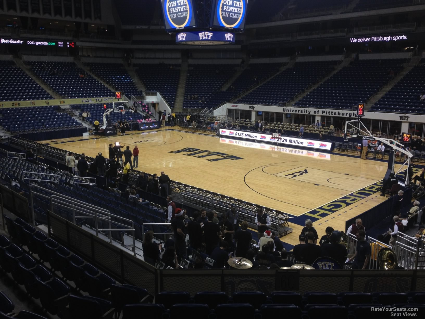 Petersen Events Center Virtual Seating Chart