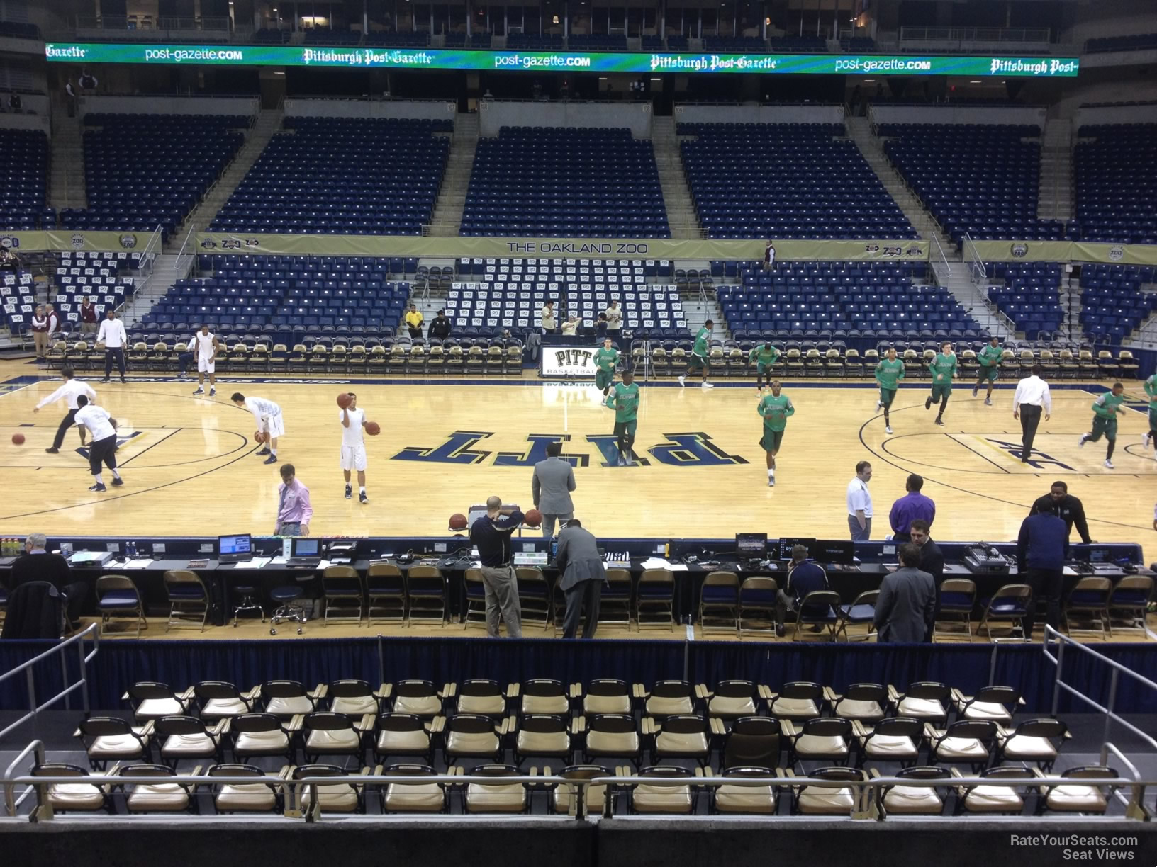 section 121, row h seat view  - petersen events center