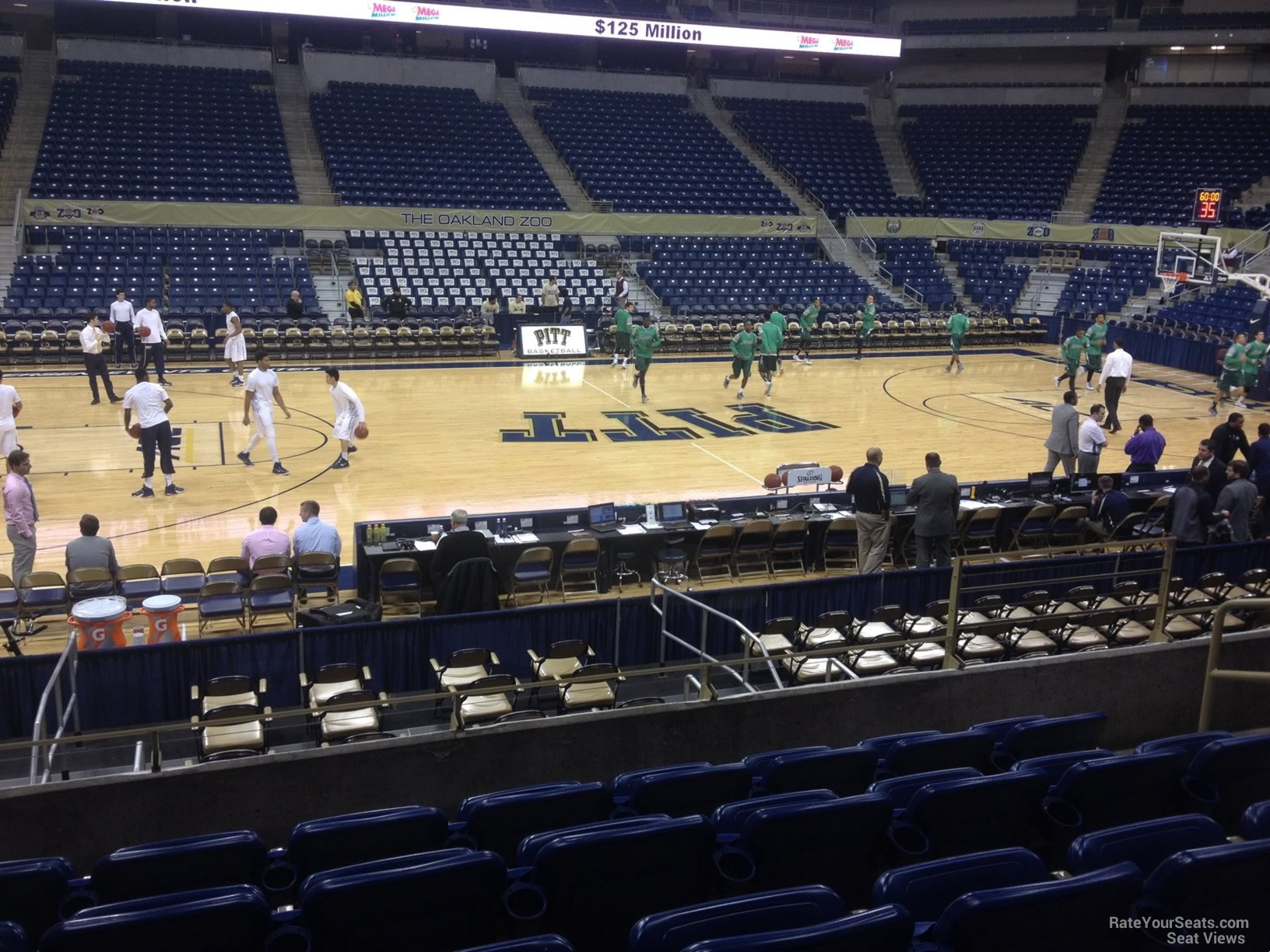 section 122, row h seat view  - petersen events center