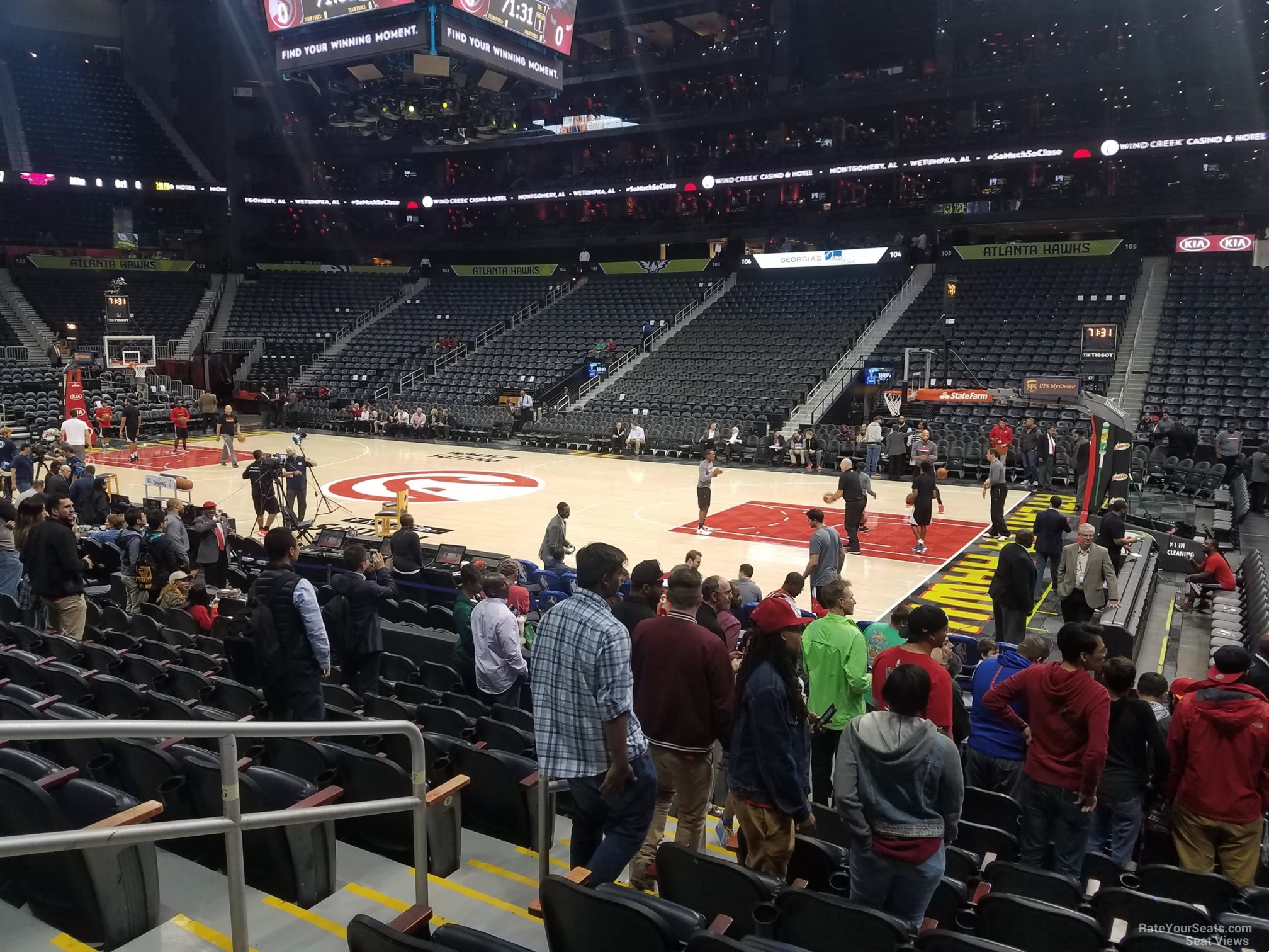 Philips Arena Section 113 - Atlanta Hawks - RateYourSeats.com