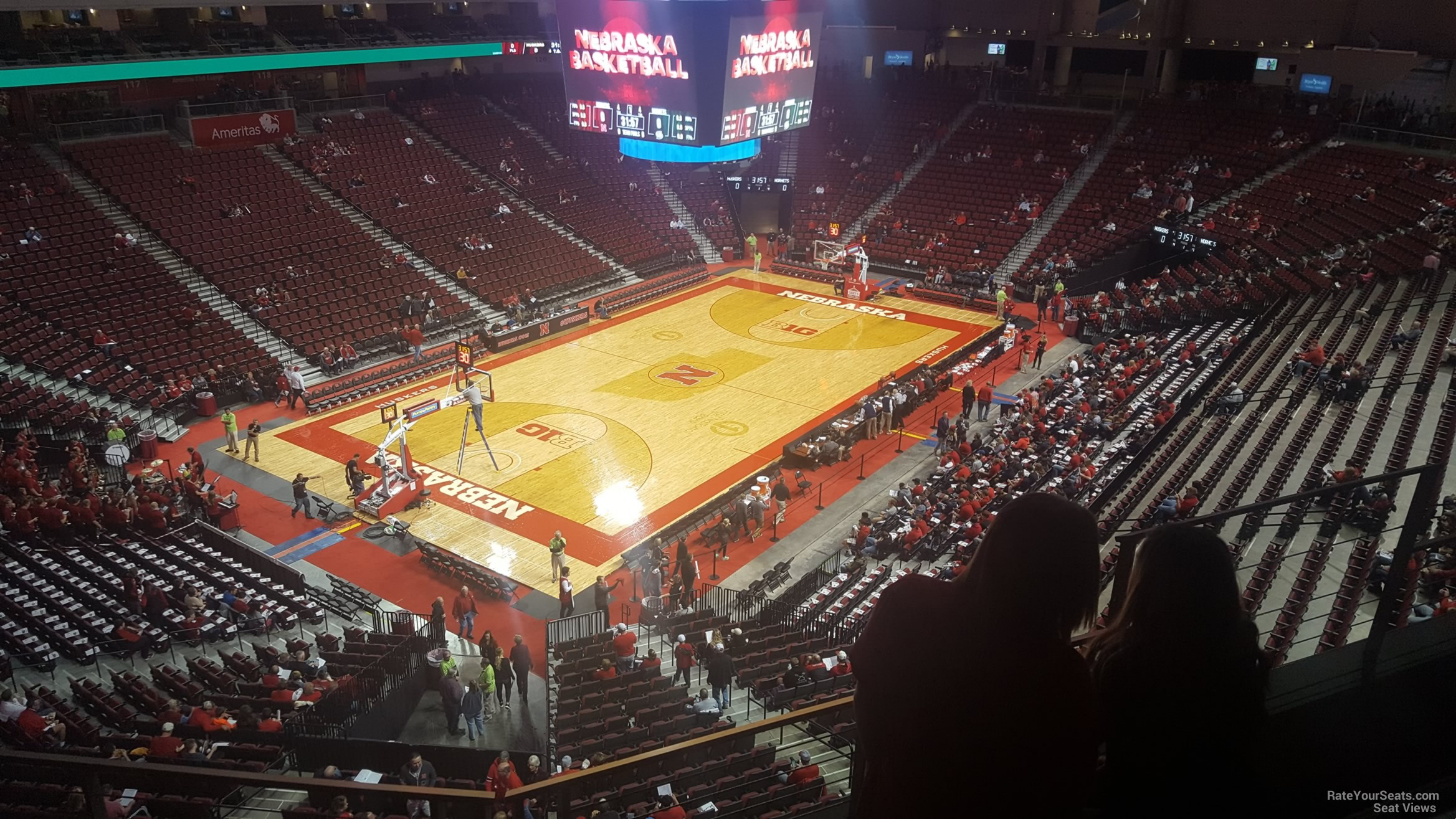 Pinnacle Bank Arena Section 208 Row 3 On 11 13 2016f 