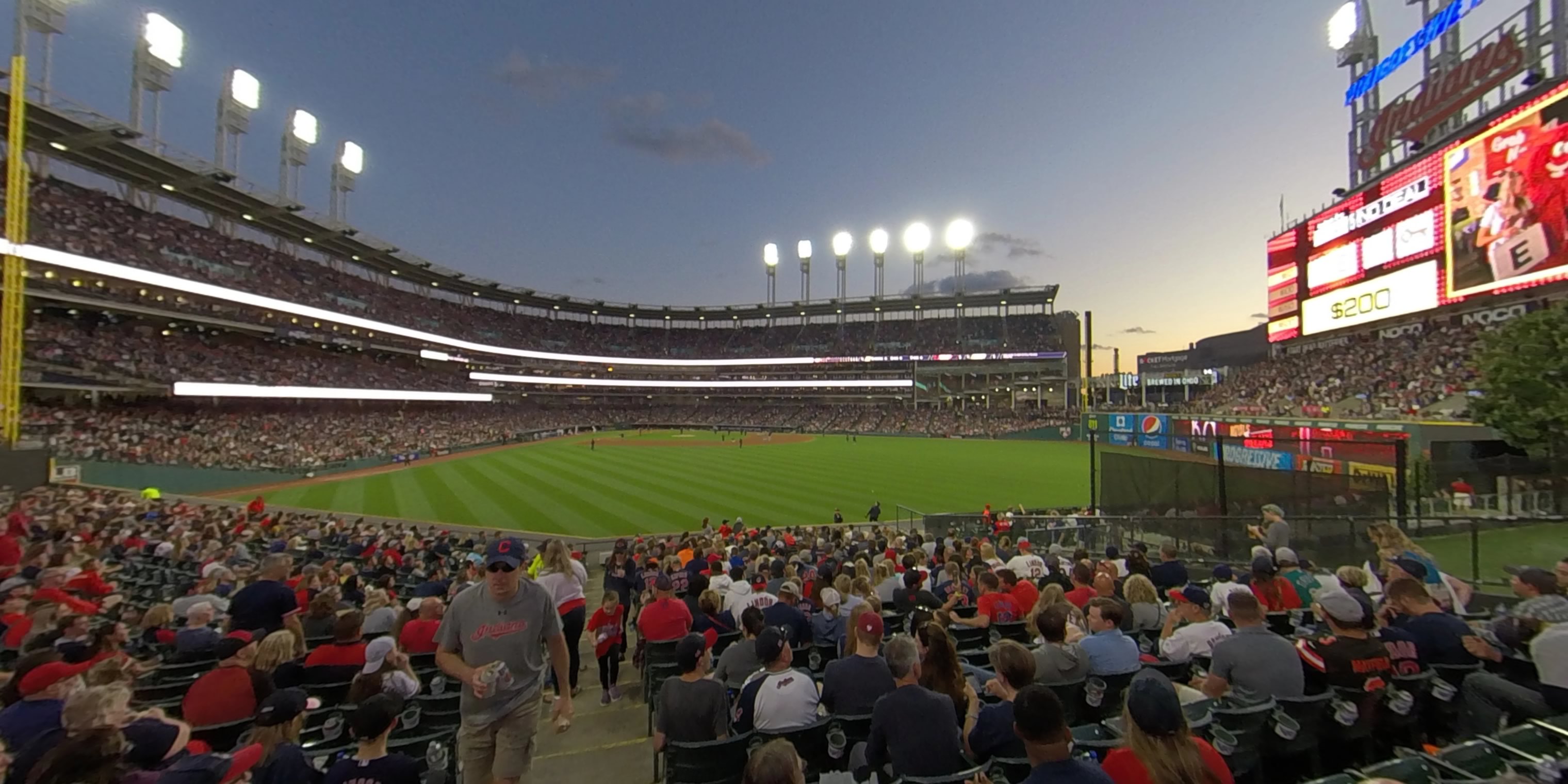 Section 103 at Progressive Field