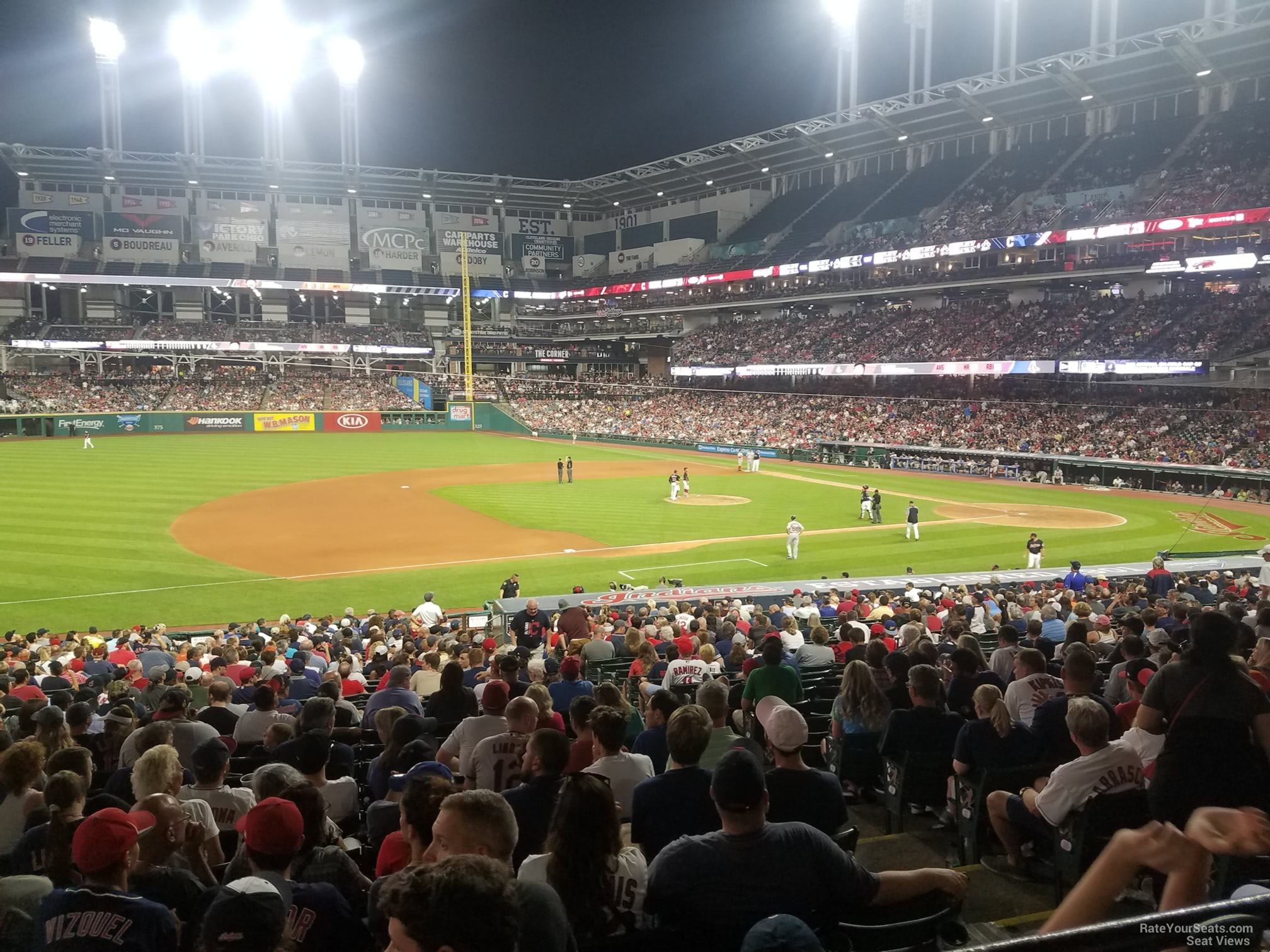 Progressive Field Section 165 - RateYourSeats.com