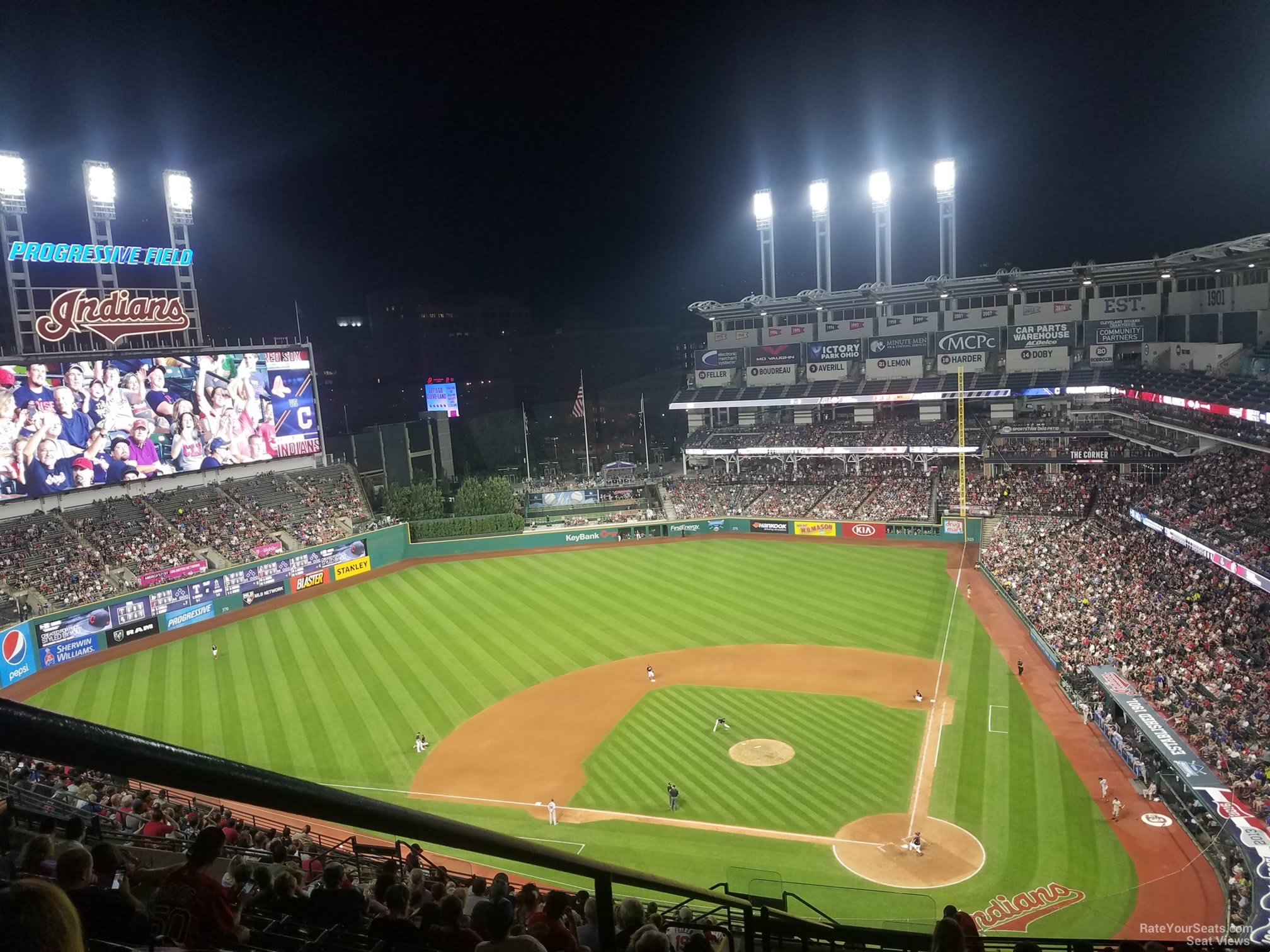 10 May 2015: A Cleveland Indians fan with a foam Chief Wahoo hat during the  game between the Minnesota Twins and Cleveland Indians at Progressive Field  in Cleveland, OH. Cleveland defeated Minnesota