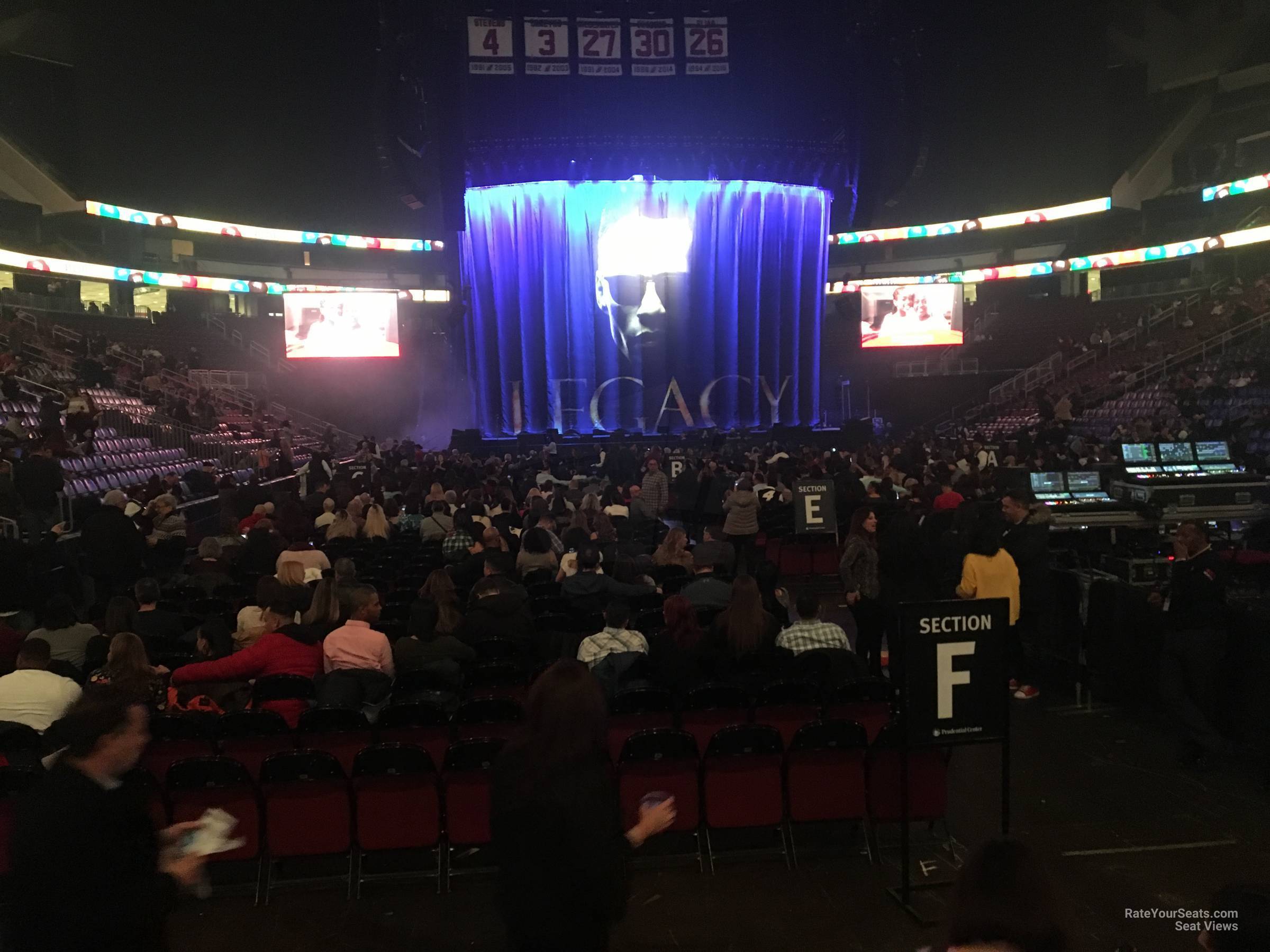 Prudential Center Section 1 Concert Seating