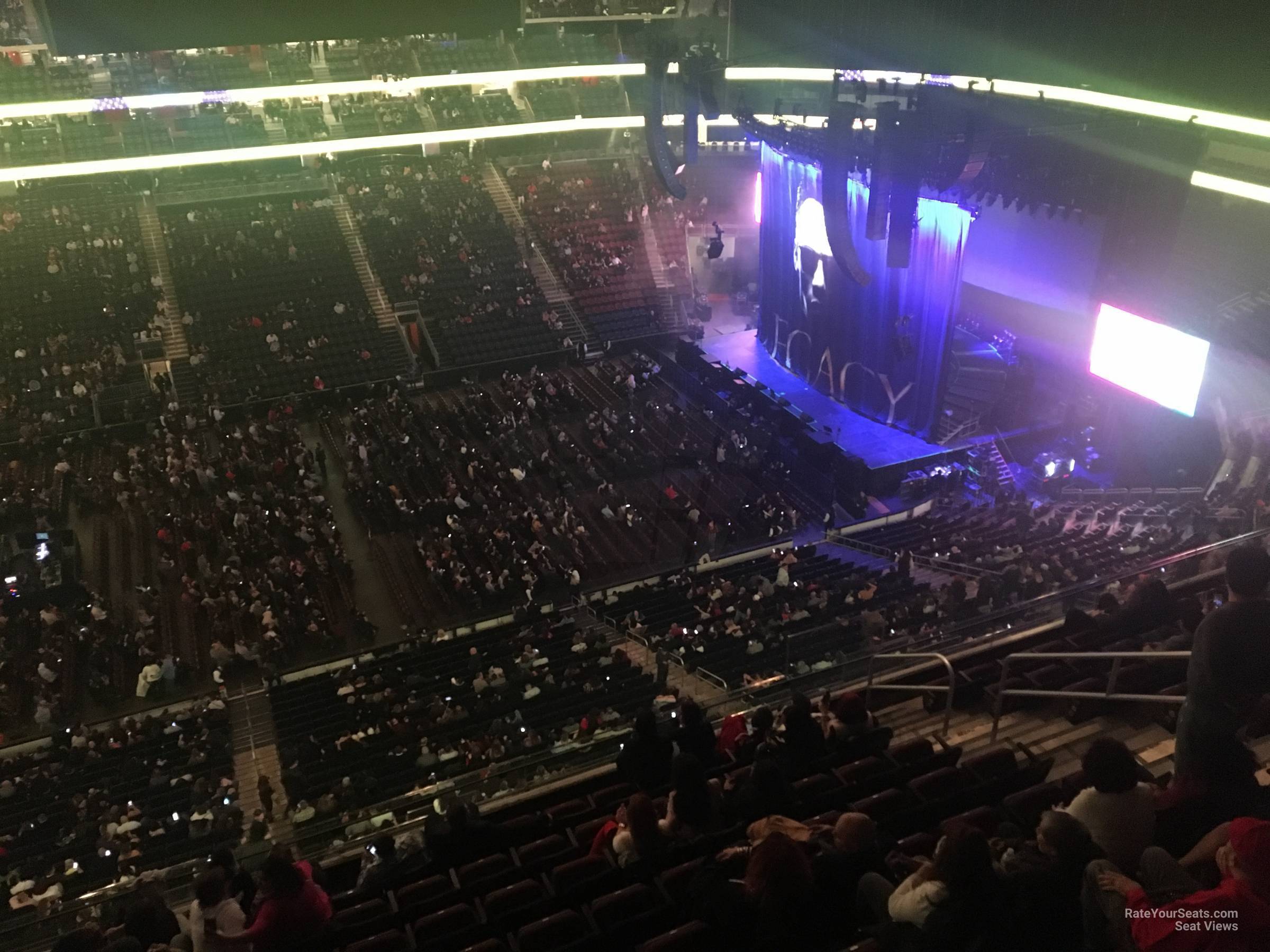 section 211, row 4 seat view  for concert - prudential center