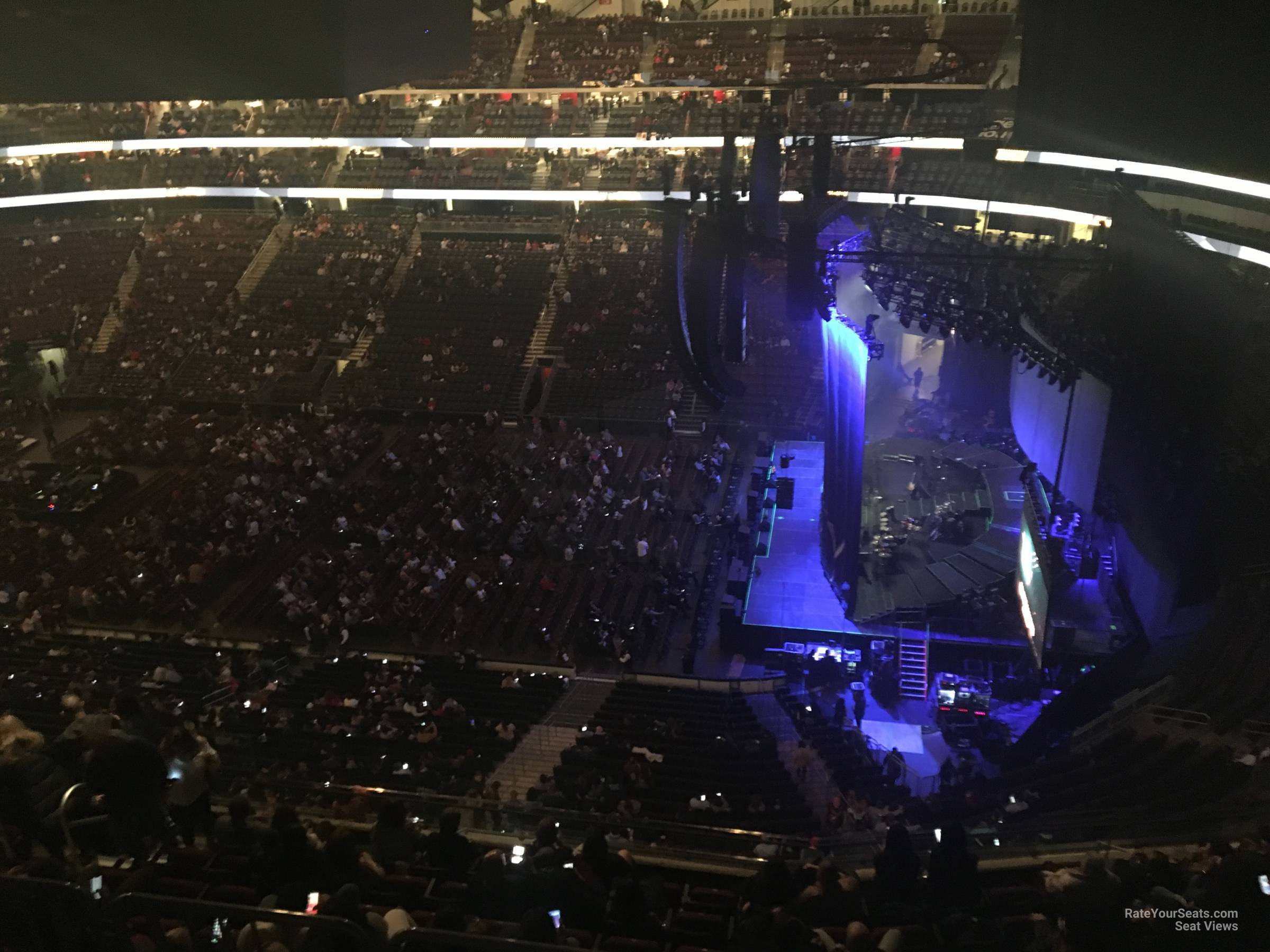 section 214, row 4 seat view  for concert - prudential center