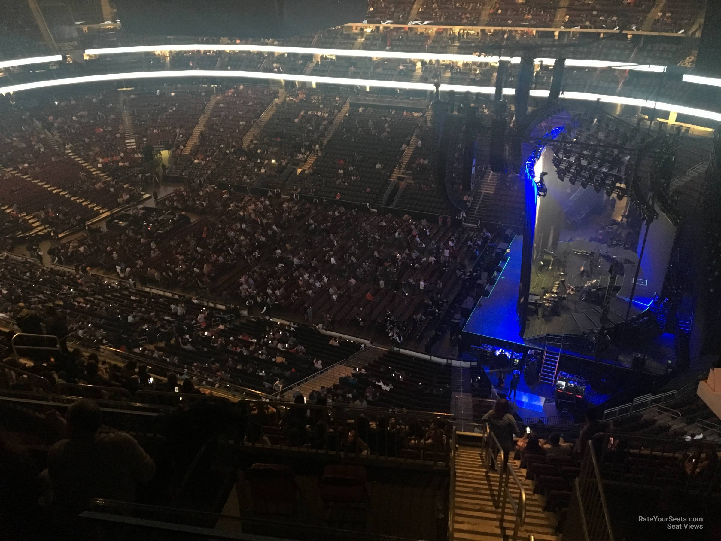 section 215, row 4 seat view  for concert - prudential center