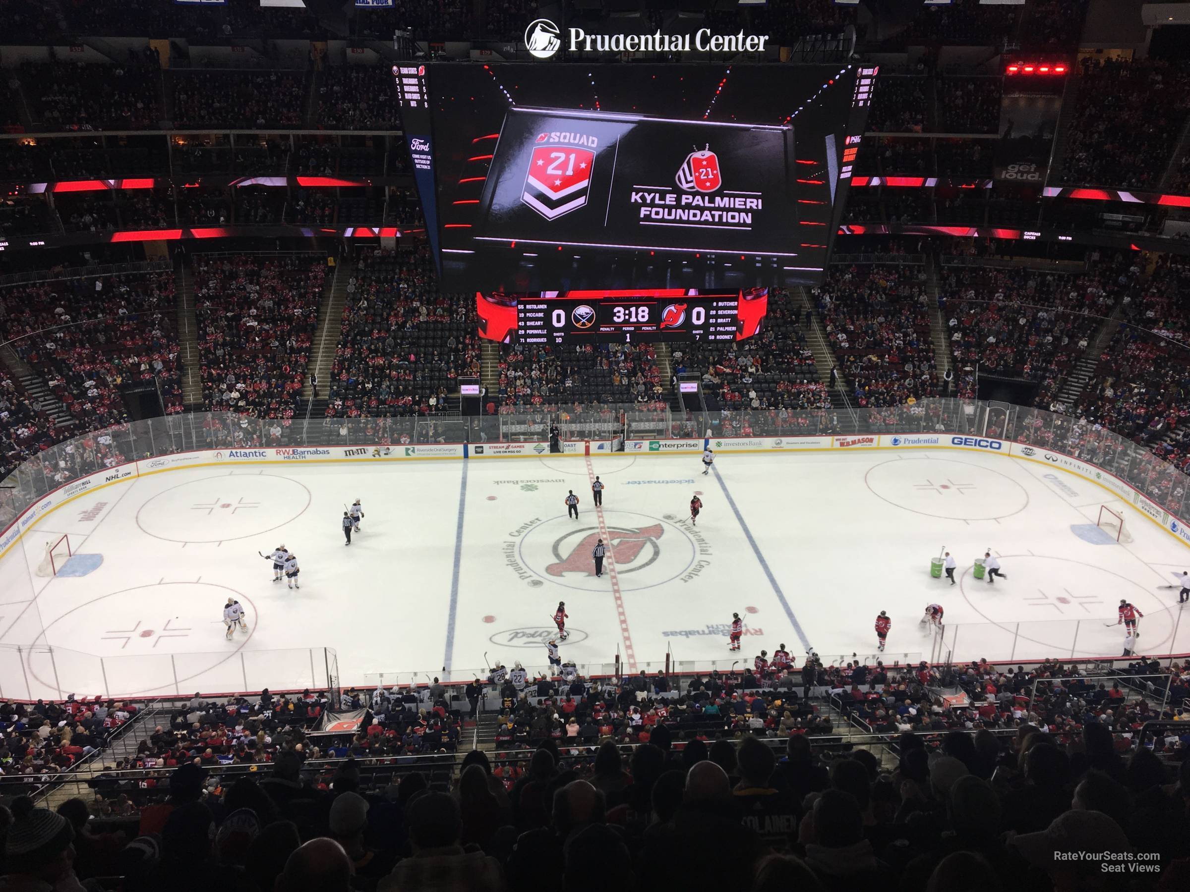 Prudential Center, section 101, home of New Jersey Devils, New