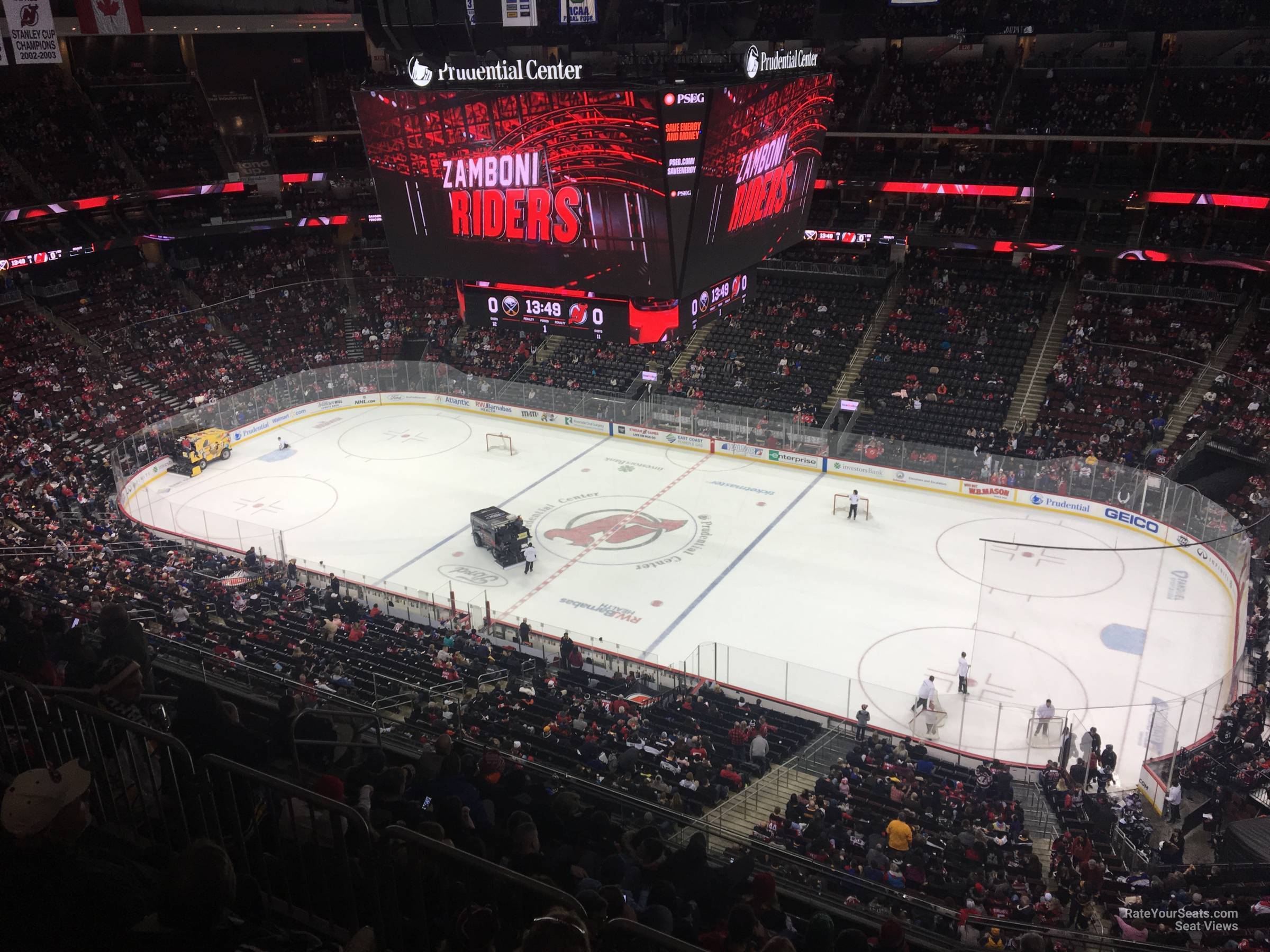 Prudential Center, section 15, home of New Jersey Devils, New