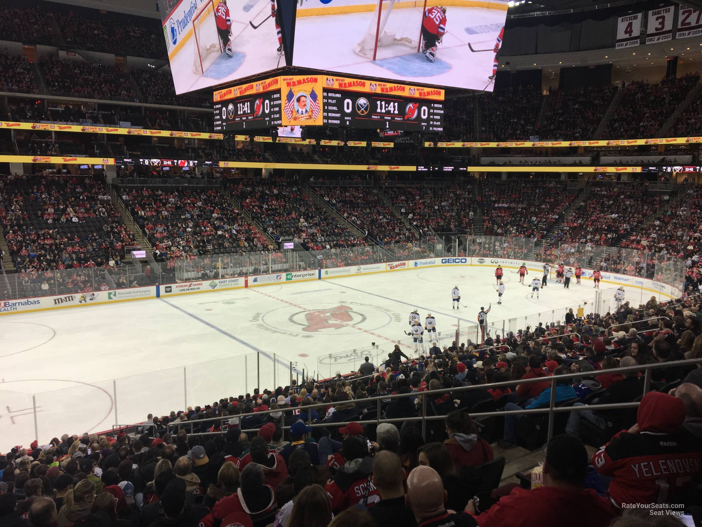 section 6, row 24 seat view  for hockey - prudential center