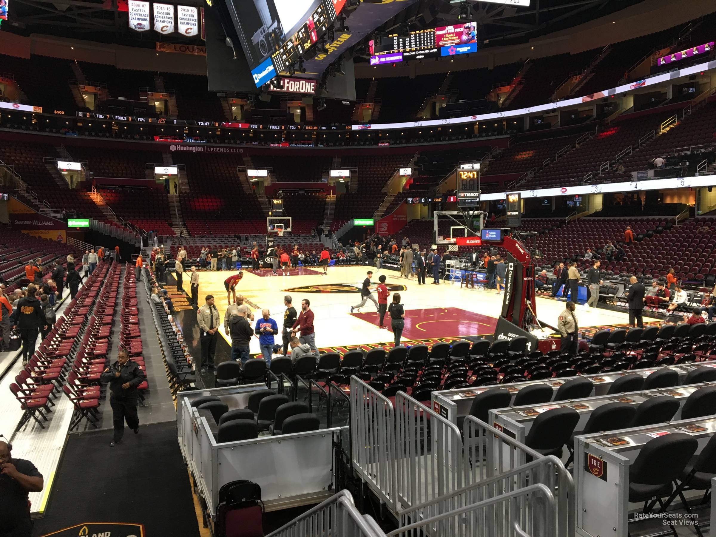 Rocket Mortgage FieldHouse Section 114 - Cleveland Cavaliers ...