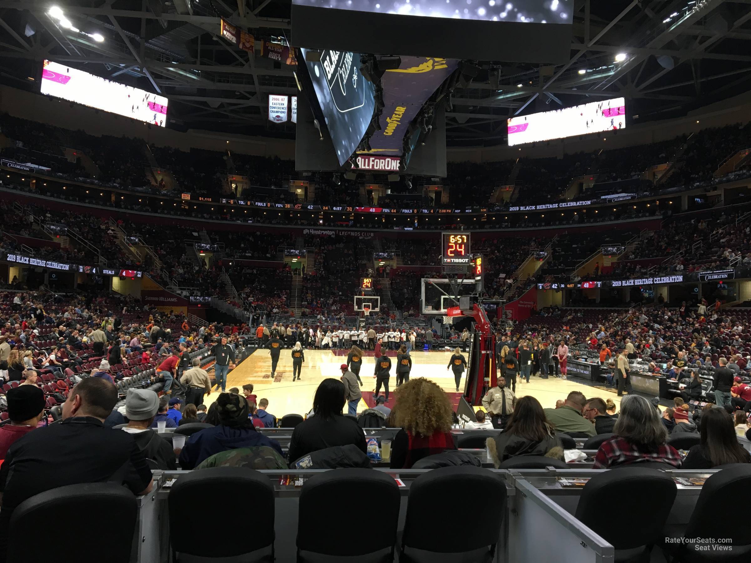 Floor 14 At Rocket Mortgage Fieldhouse Cleveland Cavaliers Rateyourseats Com