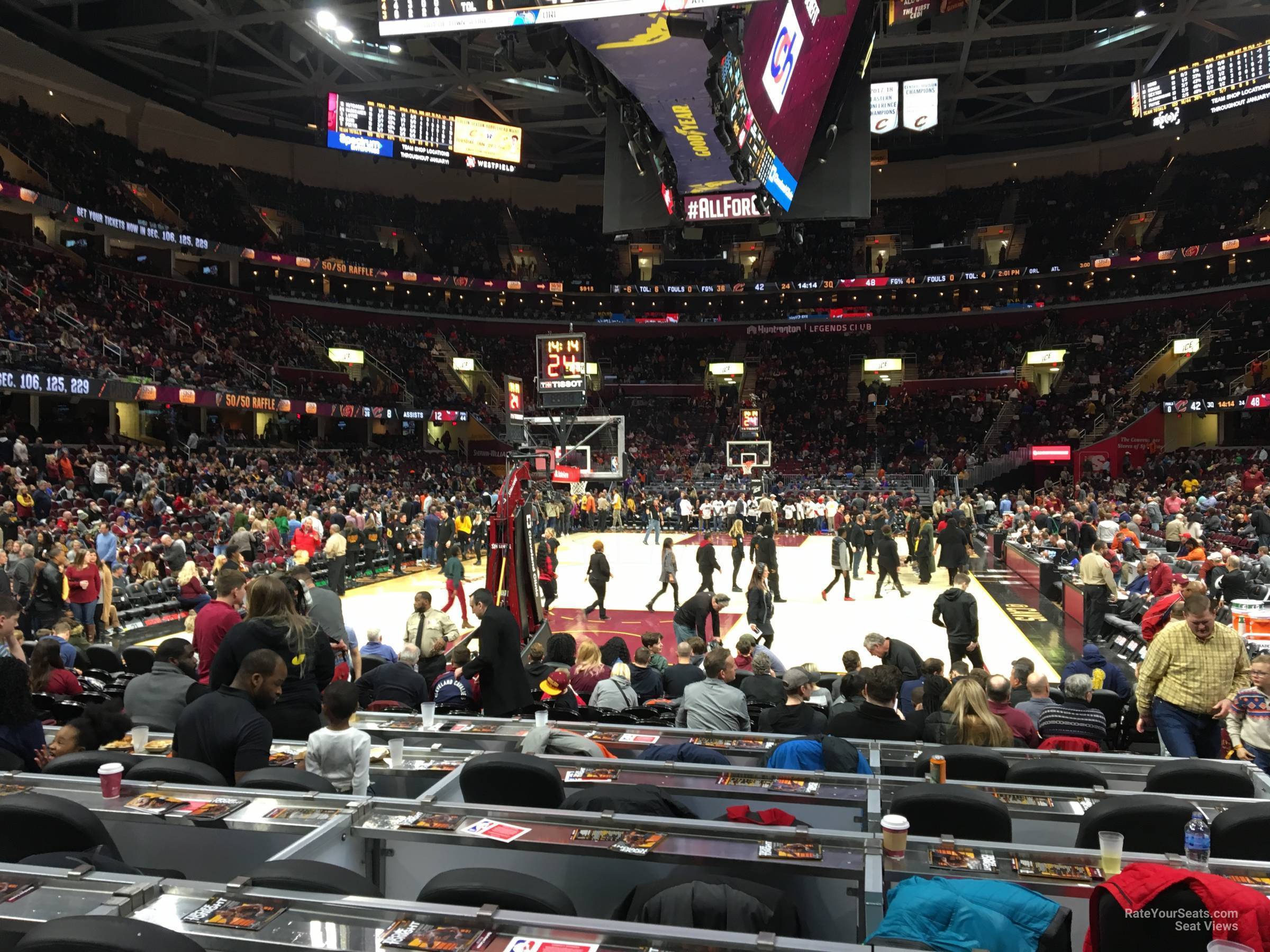 Floor 13 At Rocket Mortgage Fieldhouse Cleveland Cavaliers Rateyourseats Com