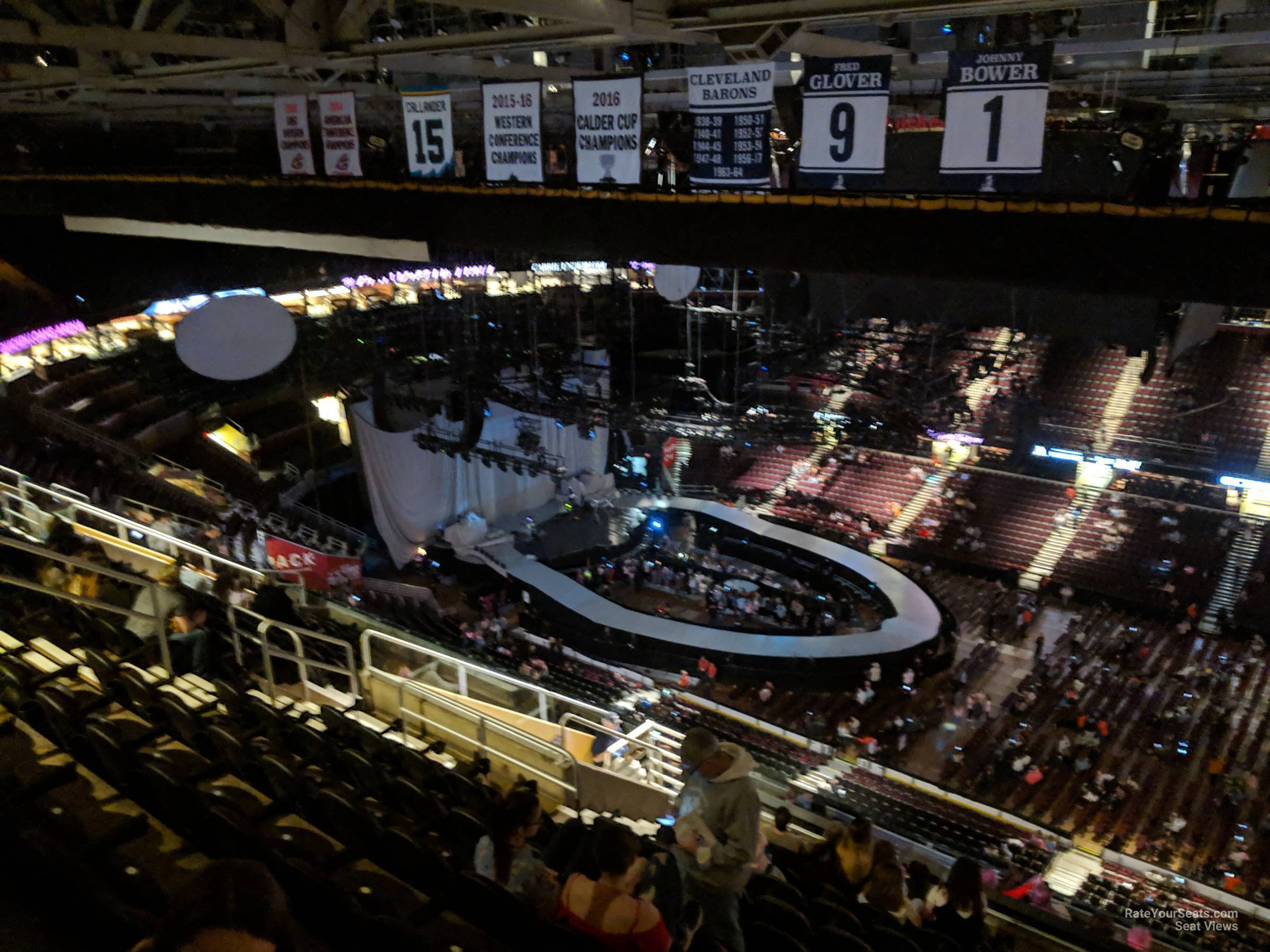 section 208, row 15 seat view  for concert - rocket mortgage fieldhouse