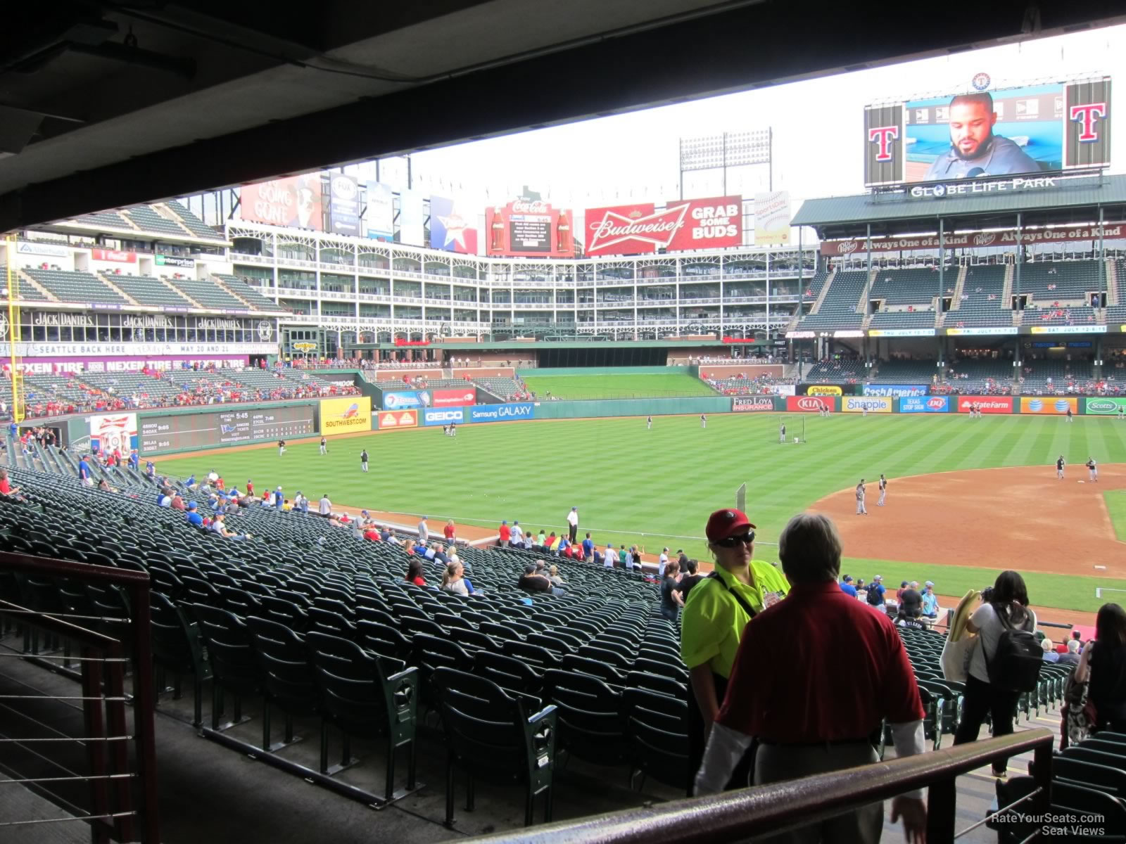 Texas Rangers Globe Life Park Seating Chart & Interactive ...