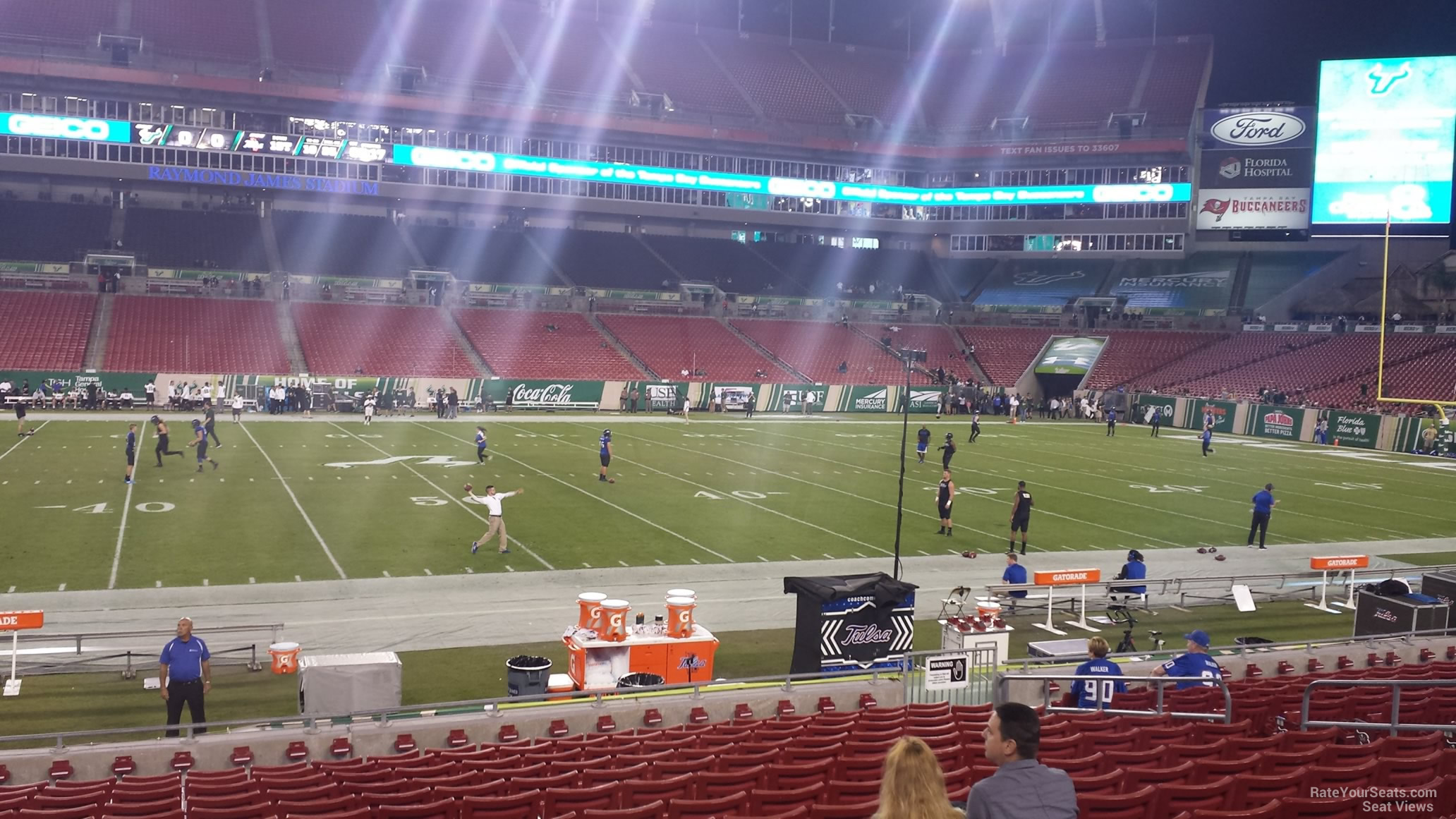 Section 135 at Raymond James Stadium 