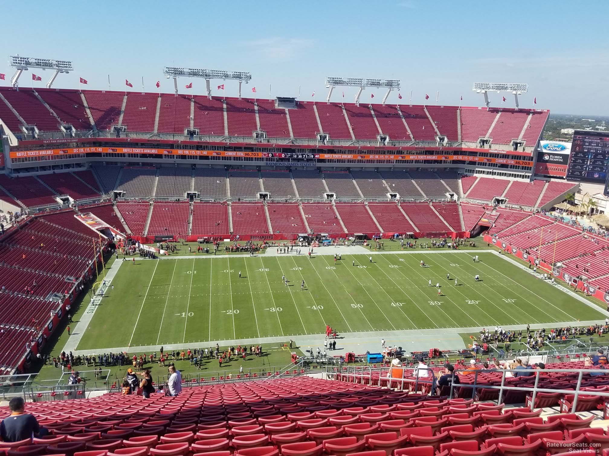 Tampa Bay Buccaneers Seating Chart View
