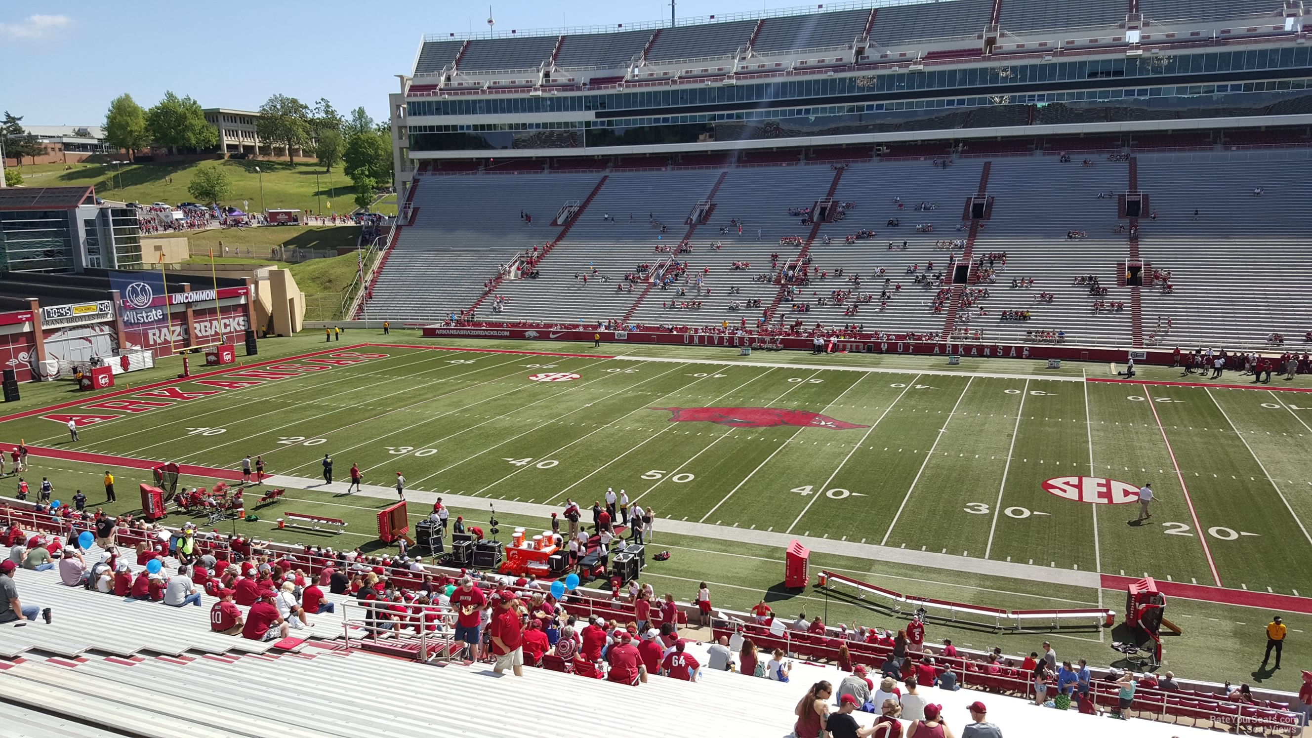 Razorback Stadium Seating Chart Razorback Stadium