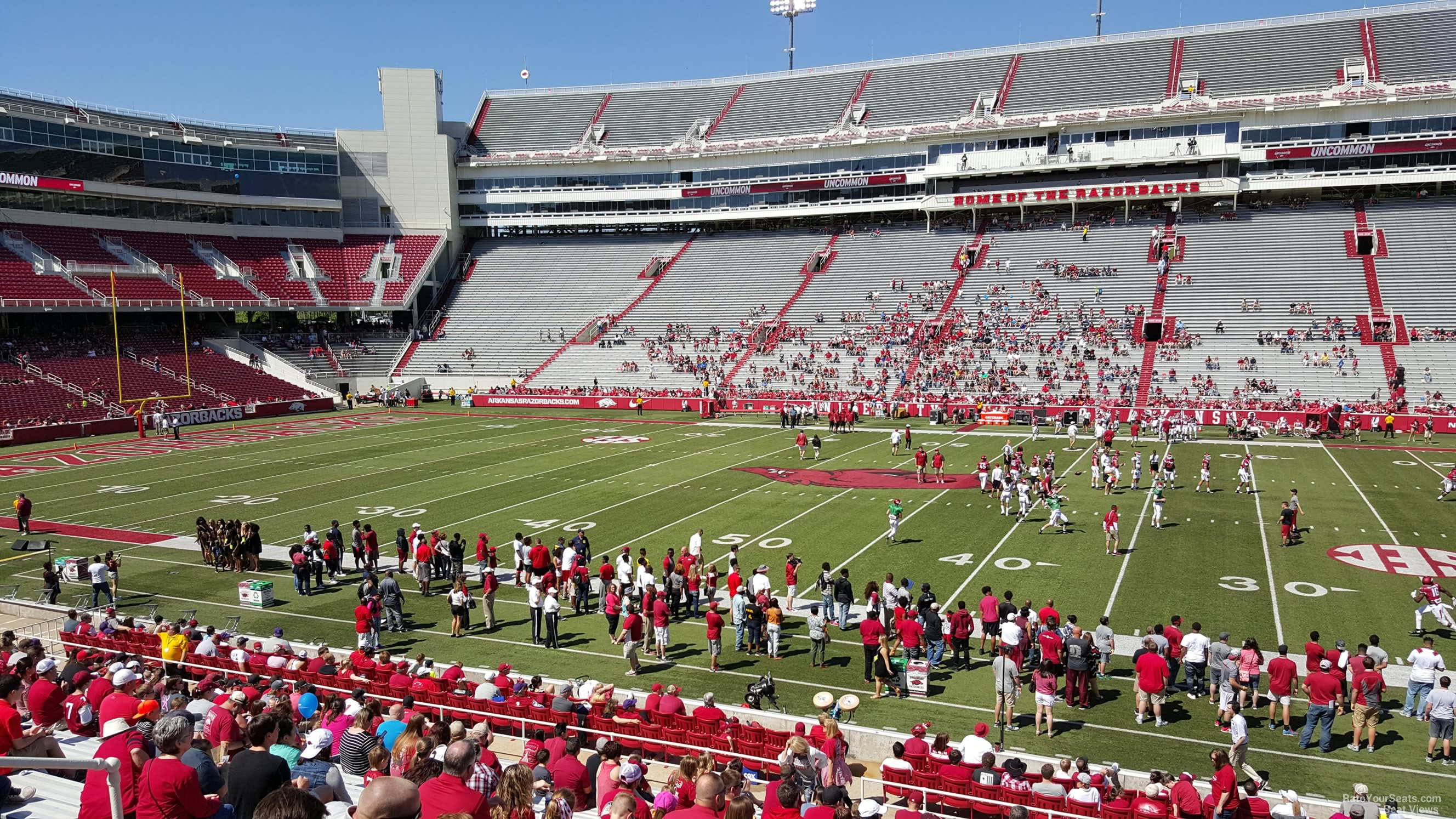 Razorback Football Stadium Seating