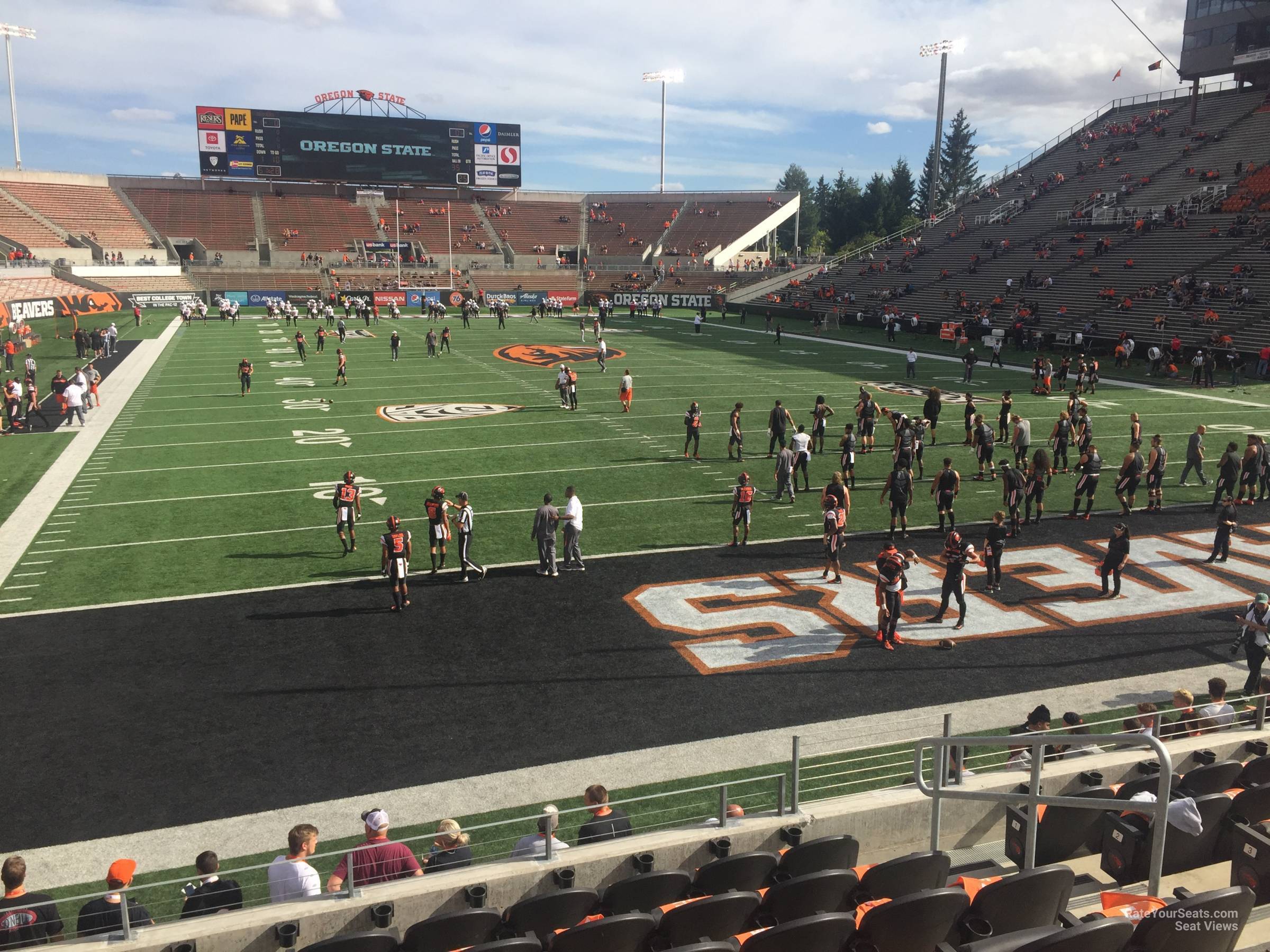 section 24, row 8 seat view  - reser stadium