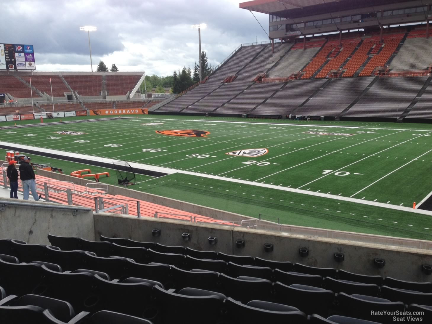 section 112, row 34 seat view  - reser stadium