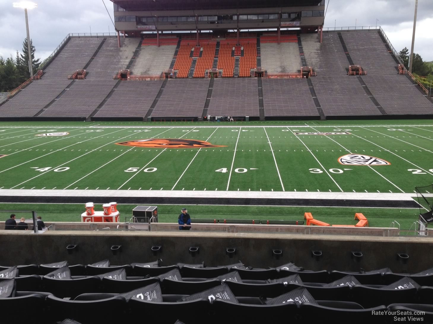 section 115, row 15 seat view  - reser stadium