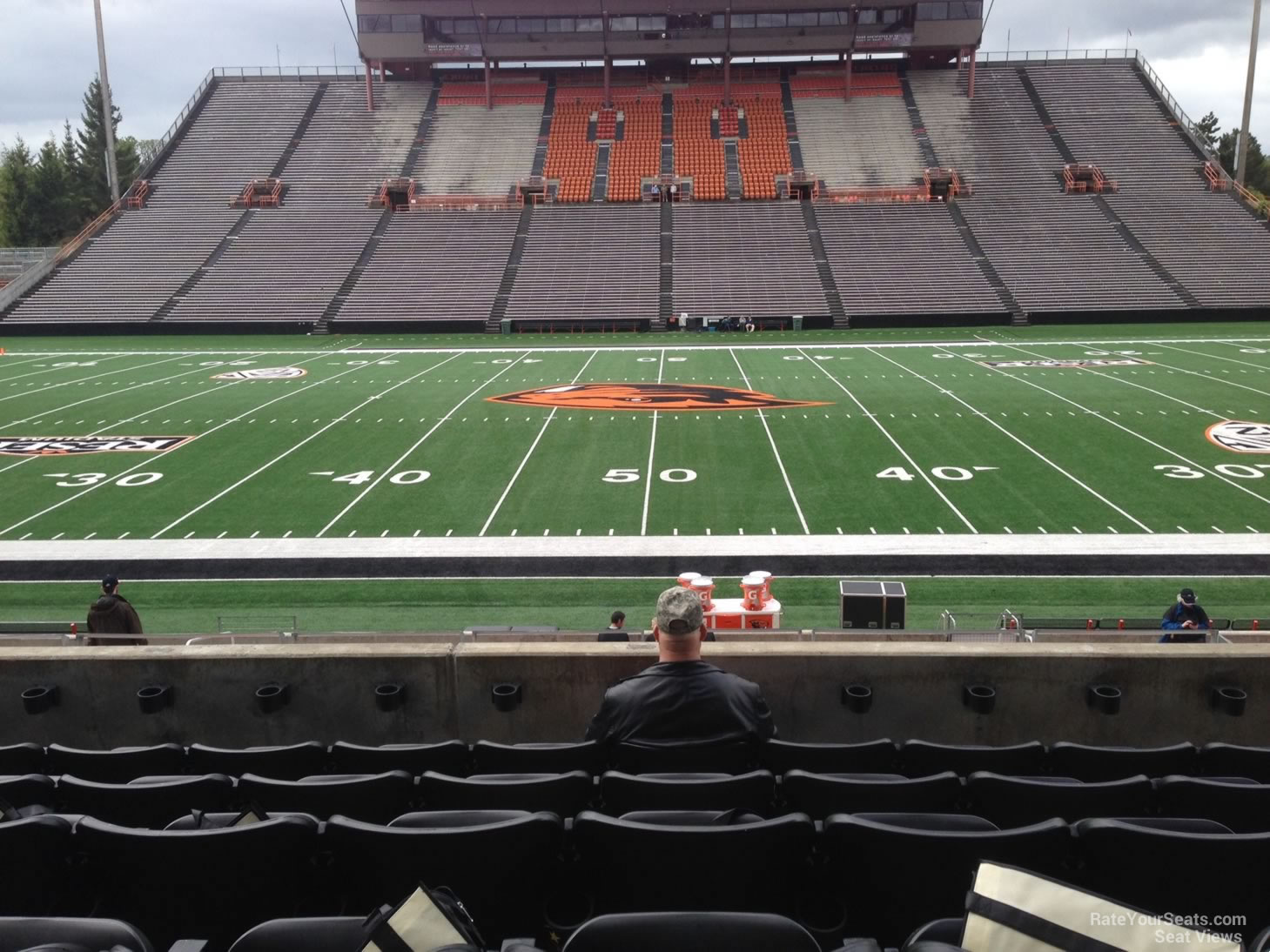 section 116, row 20 seat view  - reser stadium