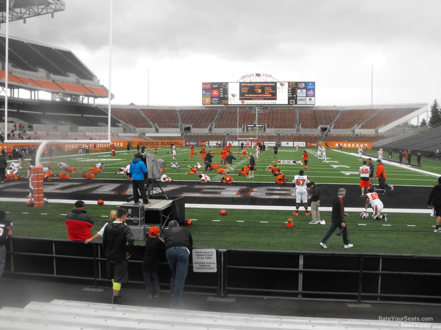 section 20, row 10 seat view  - reser stadium